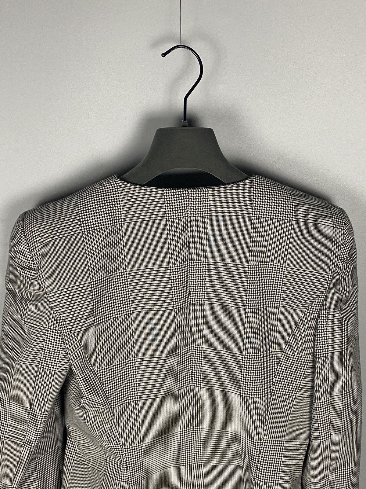 Gareth Pugh Mixed Houndstooth Wide Shoulder Blazer Size US XS / EU 42 / 0 - 8 Thumbnail