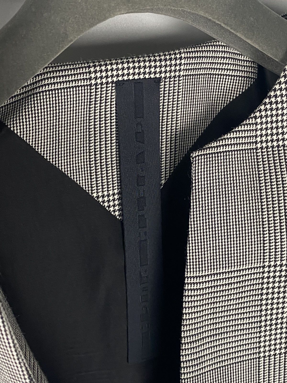 Gareth Pugh Mixed Houndstooth Wide Shoulder Blazer Size US XS / EU 42 / 0 - 4 Thumbnail