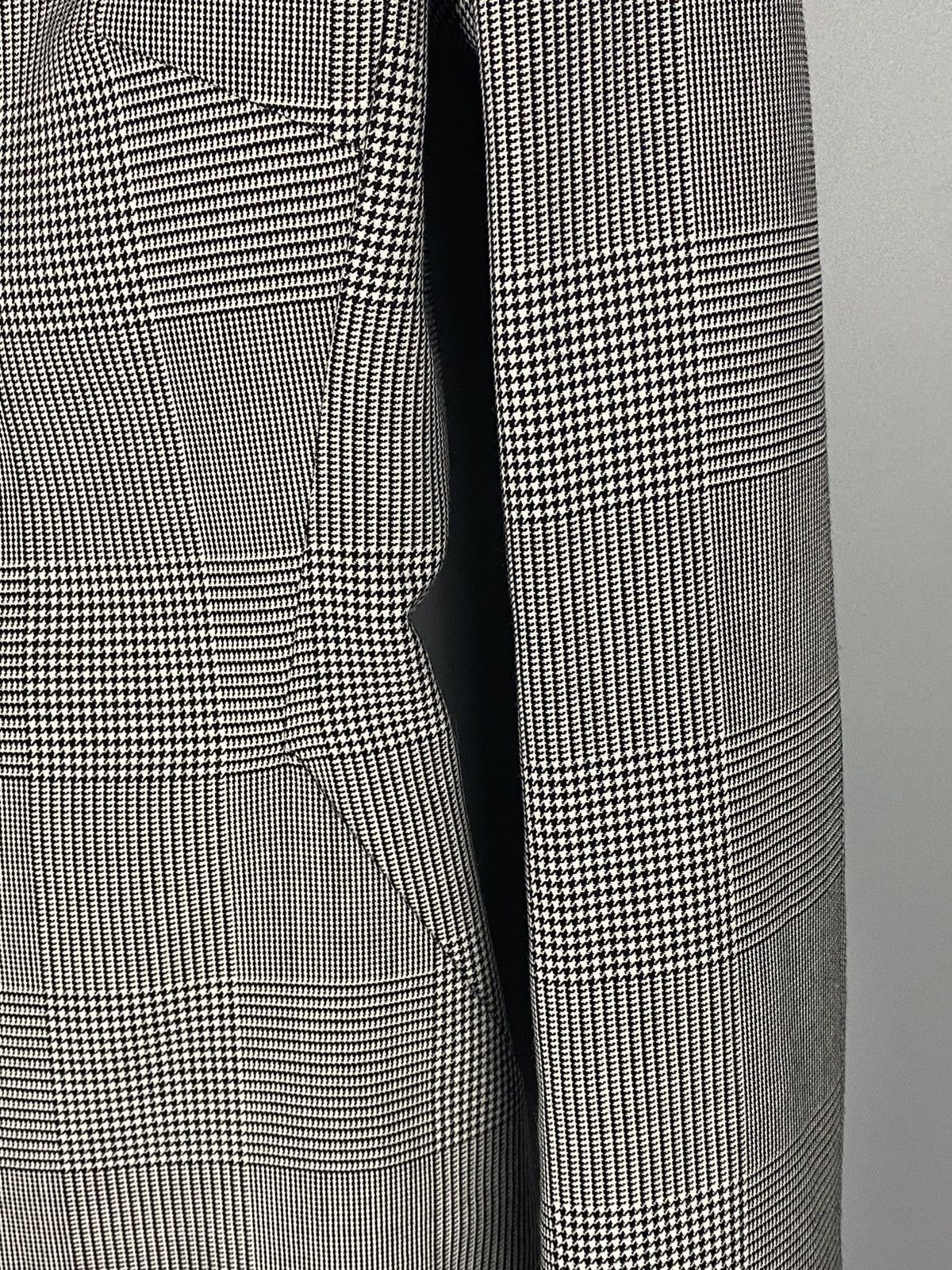 Gareth Pugh Mixed Houndstooth Wide Shoulder Blazer Size US XS / EU 42 / 0 - 5 Thumbnail
