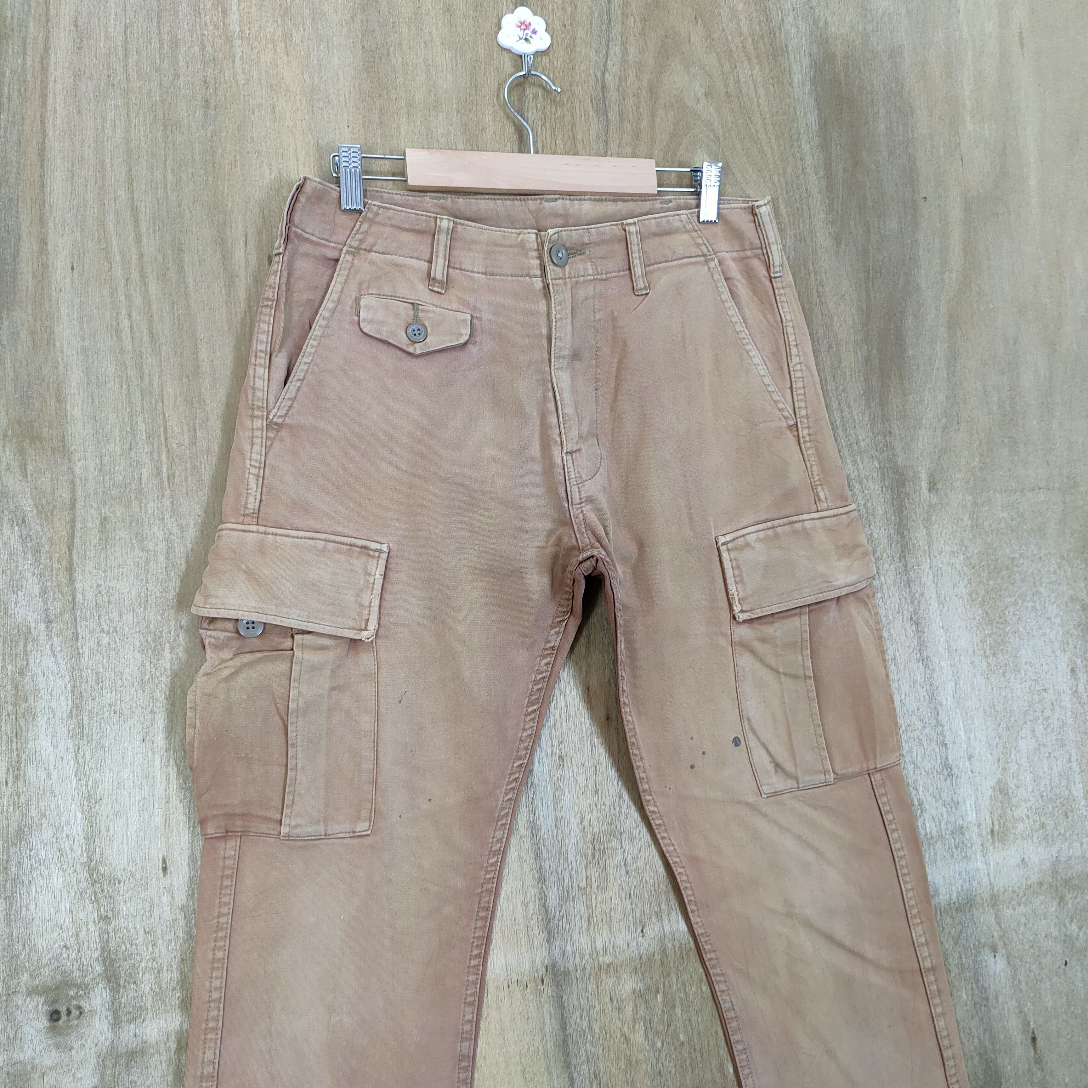Avirex AVIREX FADED CARGO PANTS Size US 30 / EU 46 - 2 Thumbnail
