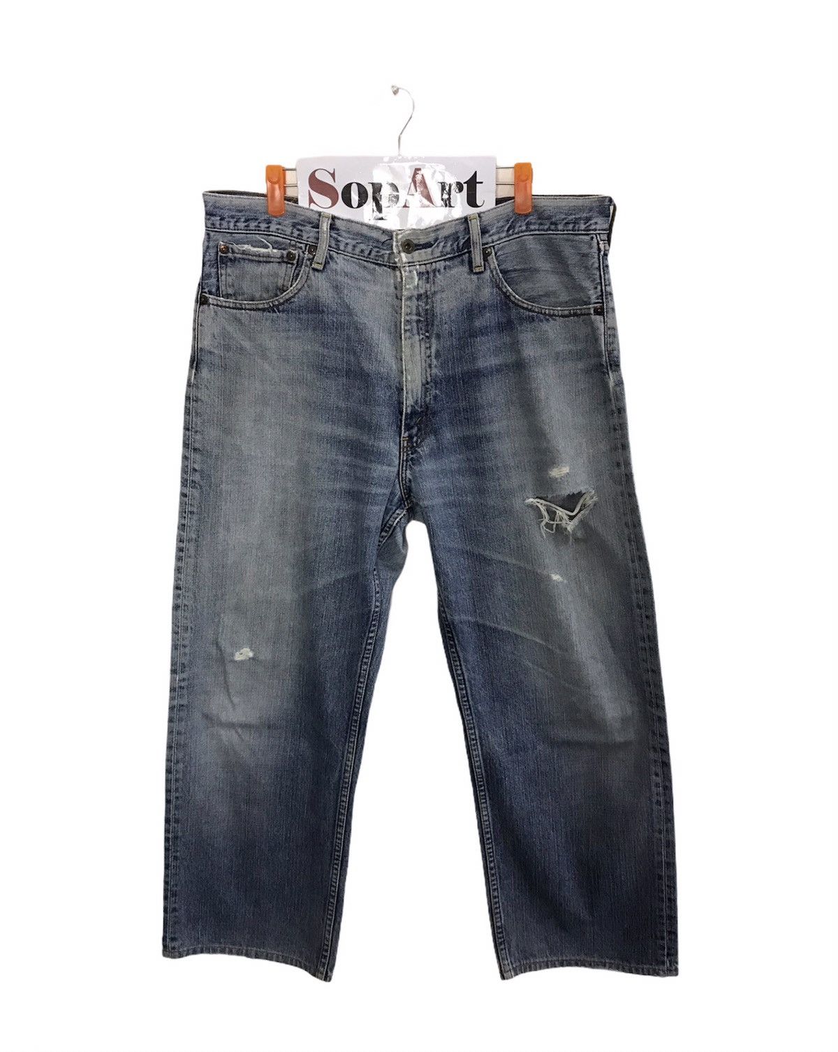 Vintage Levi’s Lot 503 Distressed Denim Jeans
