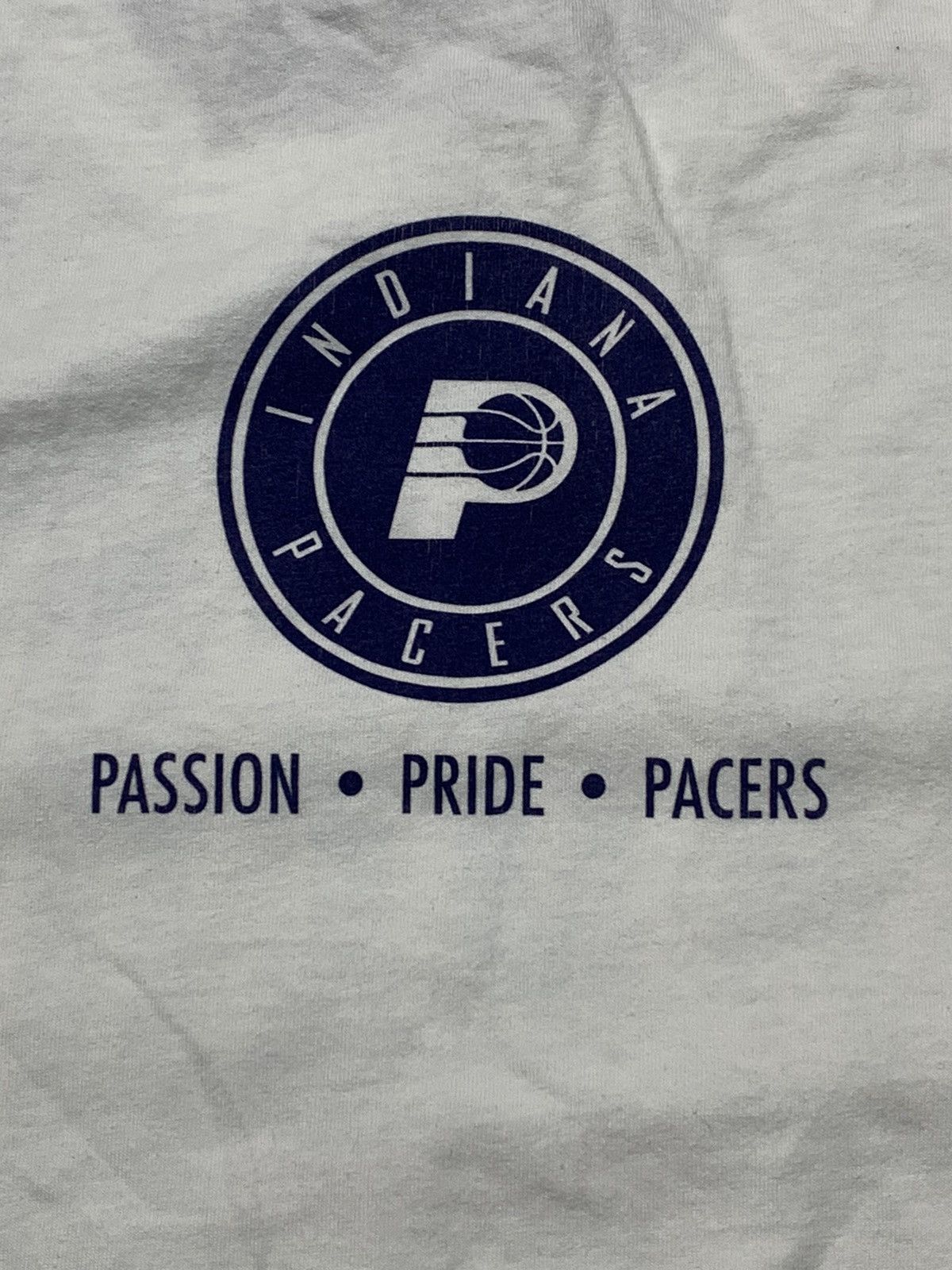 NBA × Vintage Vintage Y2K Pacers NBA tee big logo streetwear style size XL Size US XL / EU 56 / 4 - 6 Thumbnail