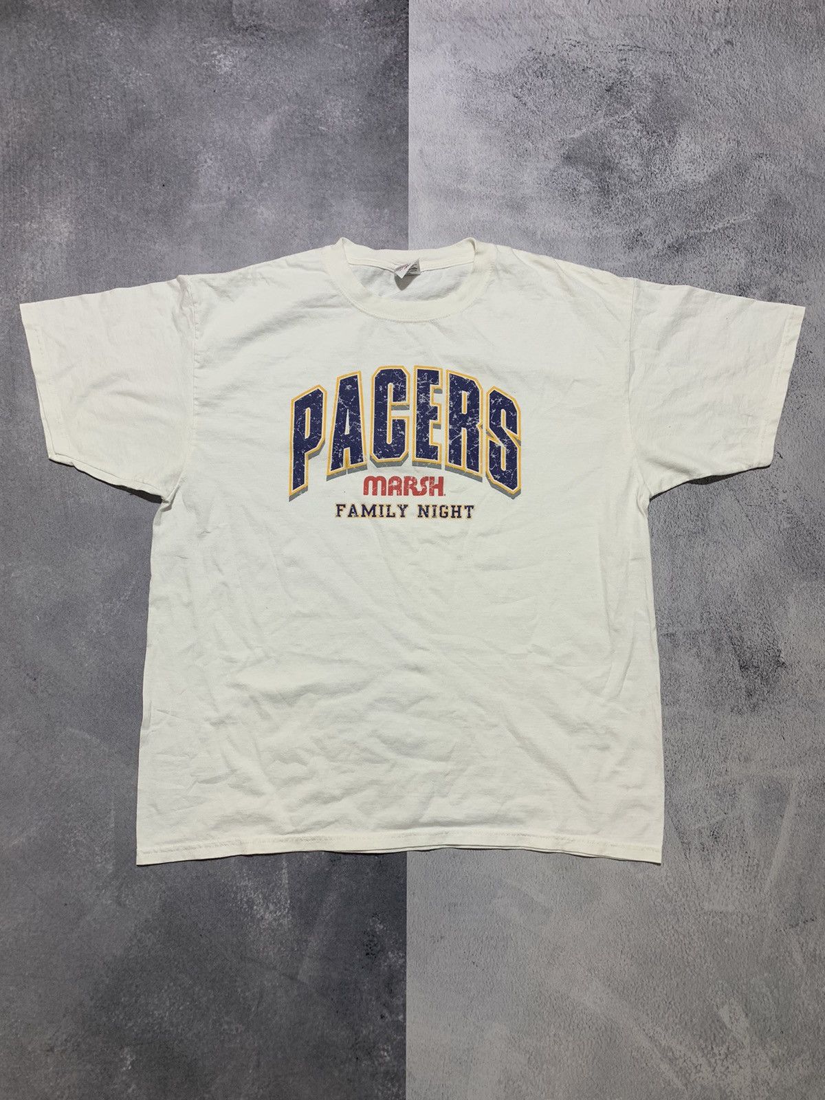 NBA × Vintage Vintage Y2K Pacers NBA tee big logo streetwear style size XL Size US XL / EU 56 / 4 - 1 Thumbnail
