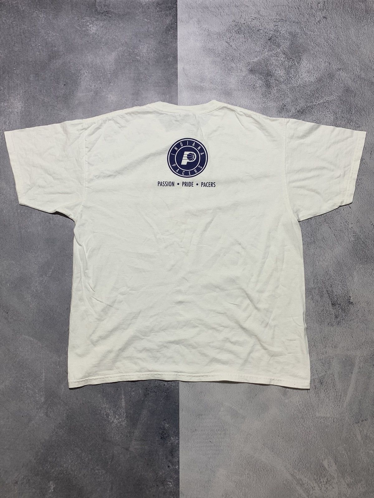 NBA × Vintage Vintage Y2K Pacers NBA tee big logo streetwear style size XL Size US XL / EU 56 / 4 - 5 Thumbnail