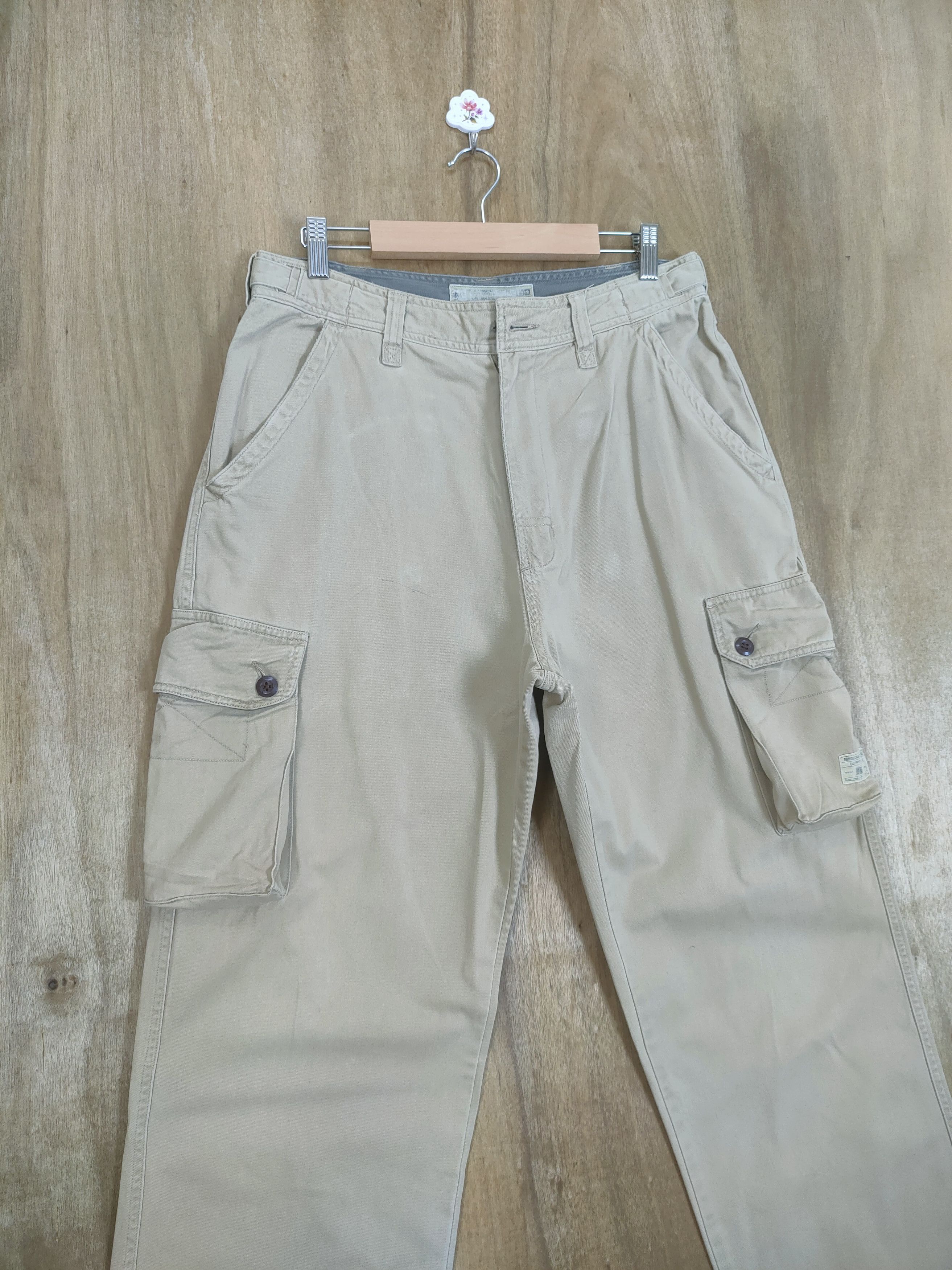 Designer VINTAGE BRAND BAGGY CARGO PANTS Size US 30 / EU 46 - 3 Thumbnail
