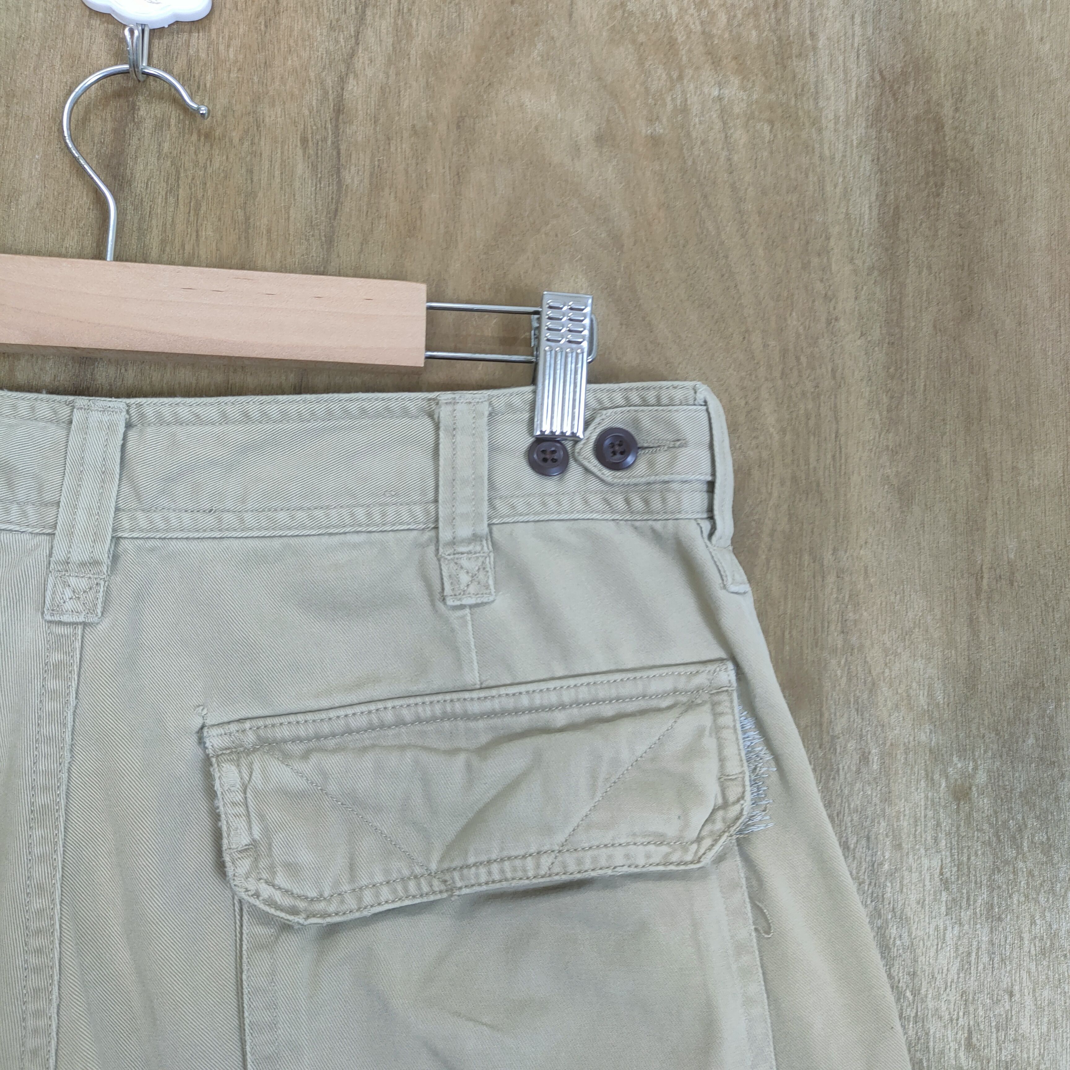 Designer VINTAGE BRAND BAGGY CARGO PANTS Size US 30 / EU 46 - 10 Thumbnail