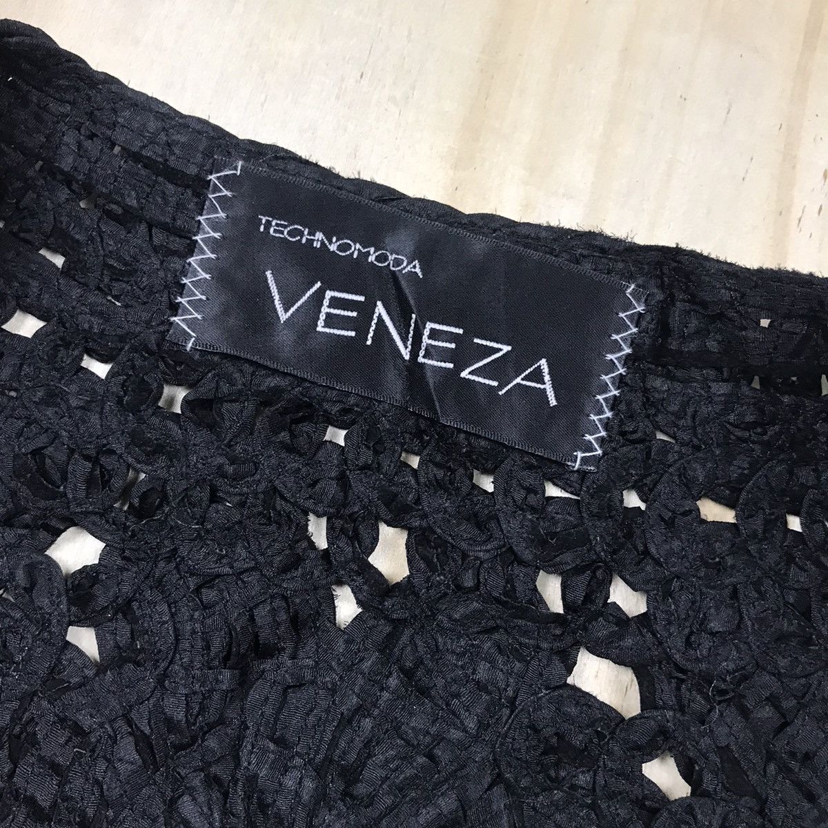 Japanese Brand × Vintage Vintage Technomoda Veniza Sheer Flora Lace Jacket Size M / US 6-8 / IT 42-44 - 7 Thumbnail