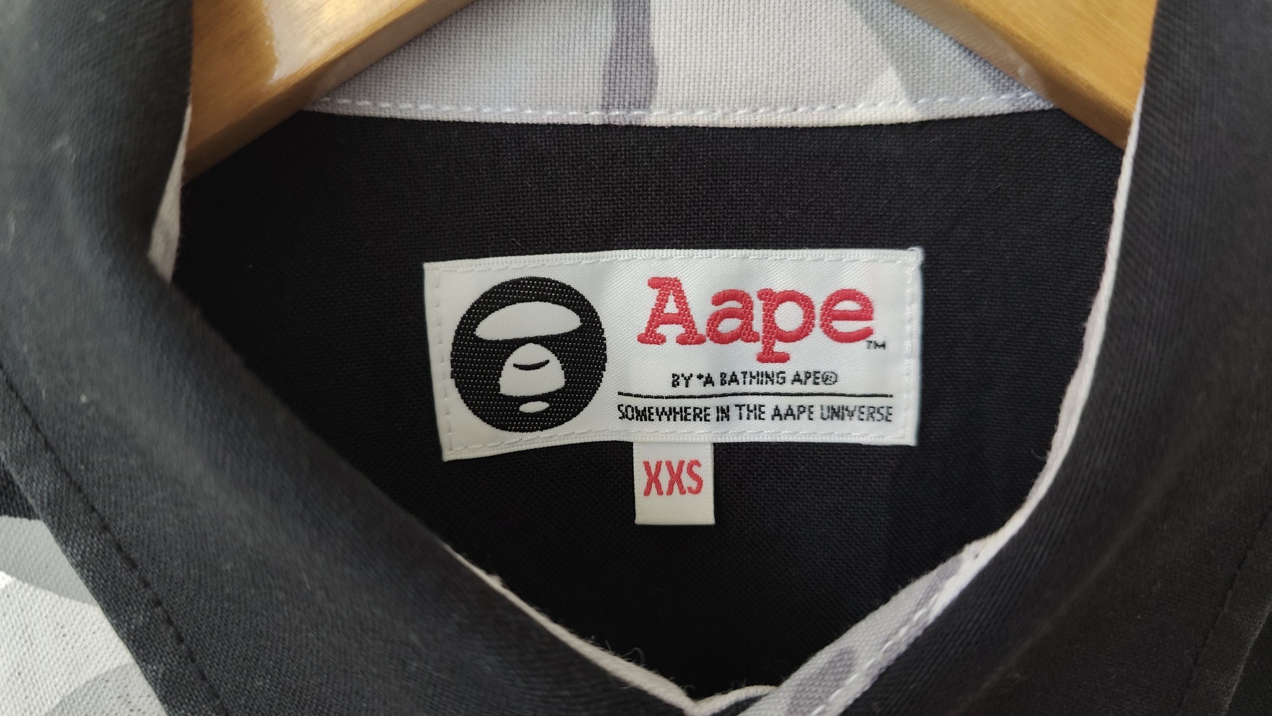 Aape Aape by A Bathing Ape Big Logo Button Up Long Shirt Size US M / EU 48-50 / 2 - 4 Thumbnail