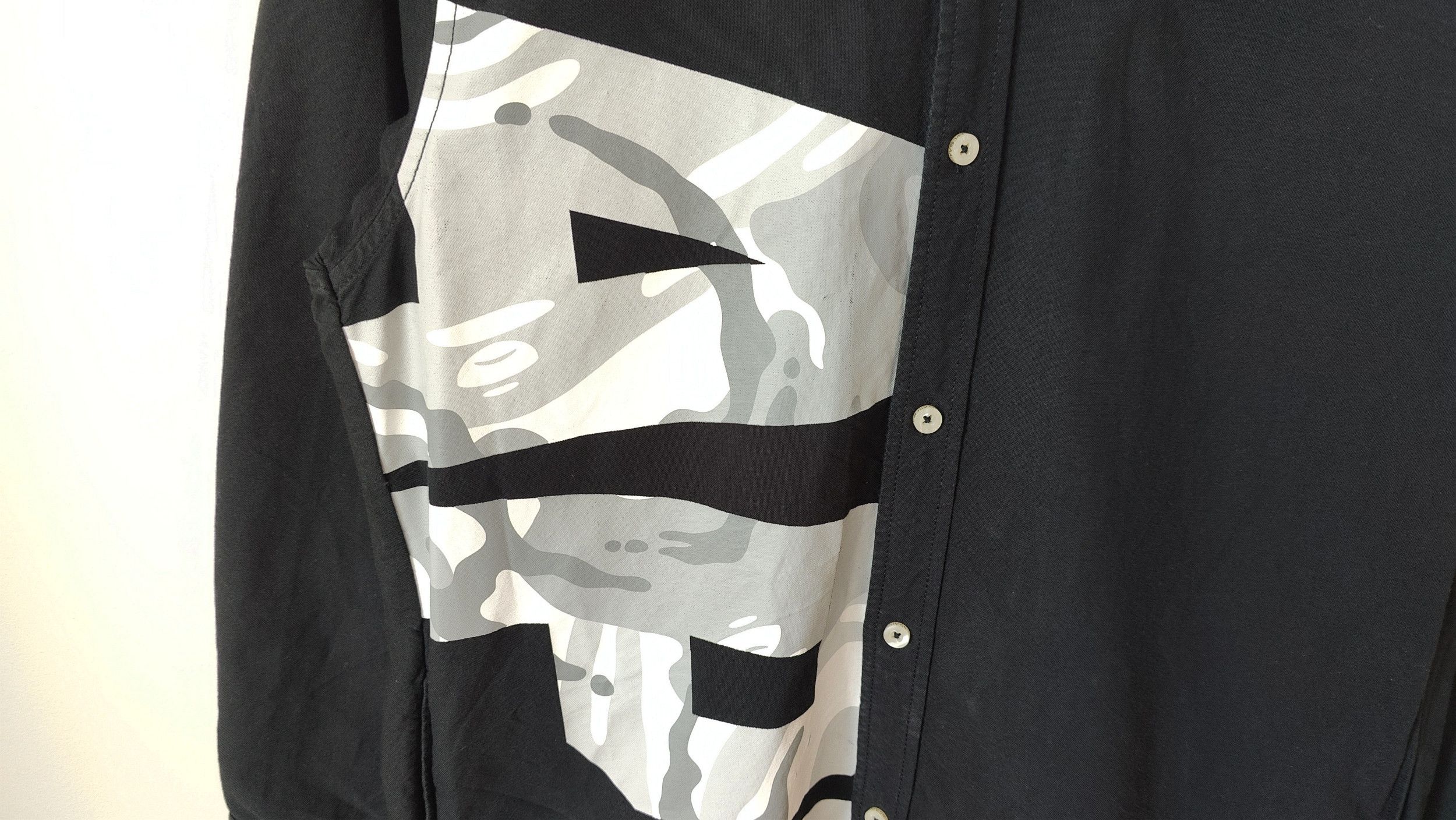 Aape Aape by A Bathing Ape Big Logo Button Up Long Shirt Size US M / EU 48-50 / 2 - 5 Thumbnail