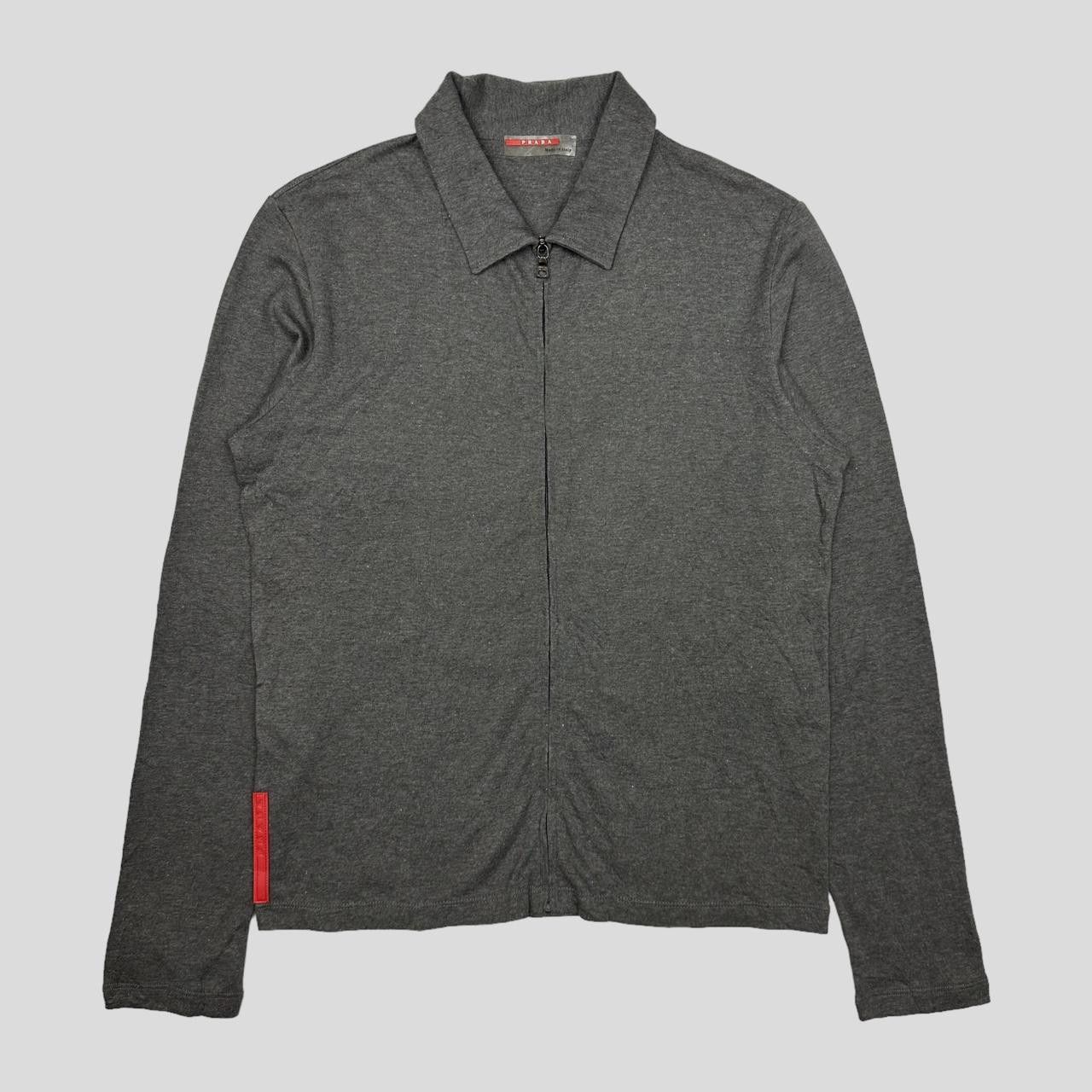 Prada Prada Sport SS99 Grey Zip Shirt - 8 | Grailed