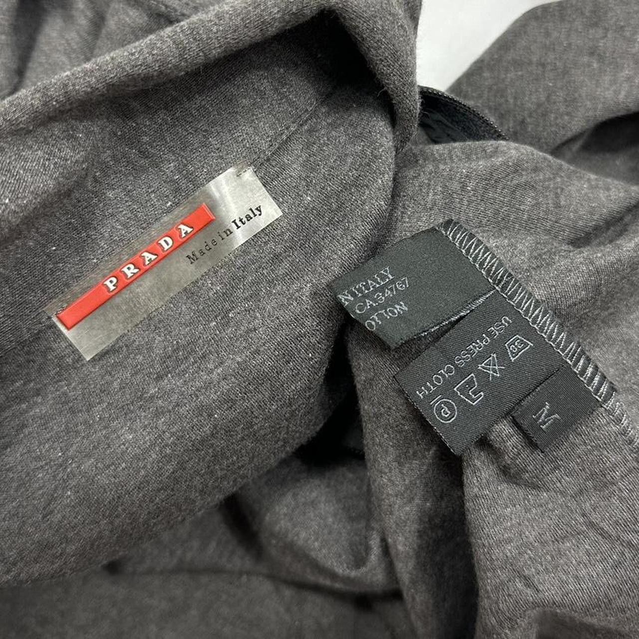 Prada Prada Sport SS99 Grey Zip Shirt - 8 Size M / US 6-8 / IT 42-44 - 4 Thumbnail