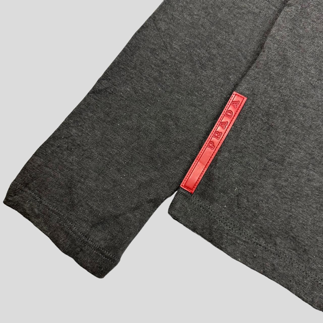 Prada Prada Sport SS99 Grey Zip Shirt - 8 Size M / US 6-8 / IT 42-44 - 2 Thumbnail