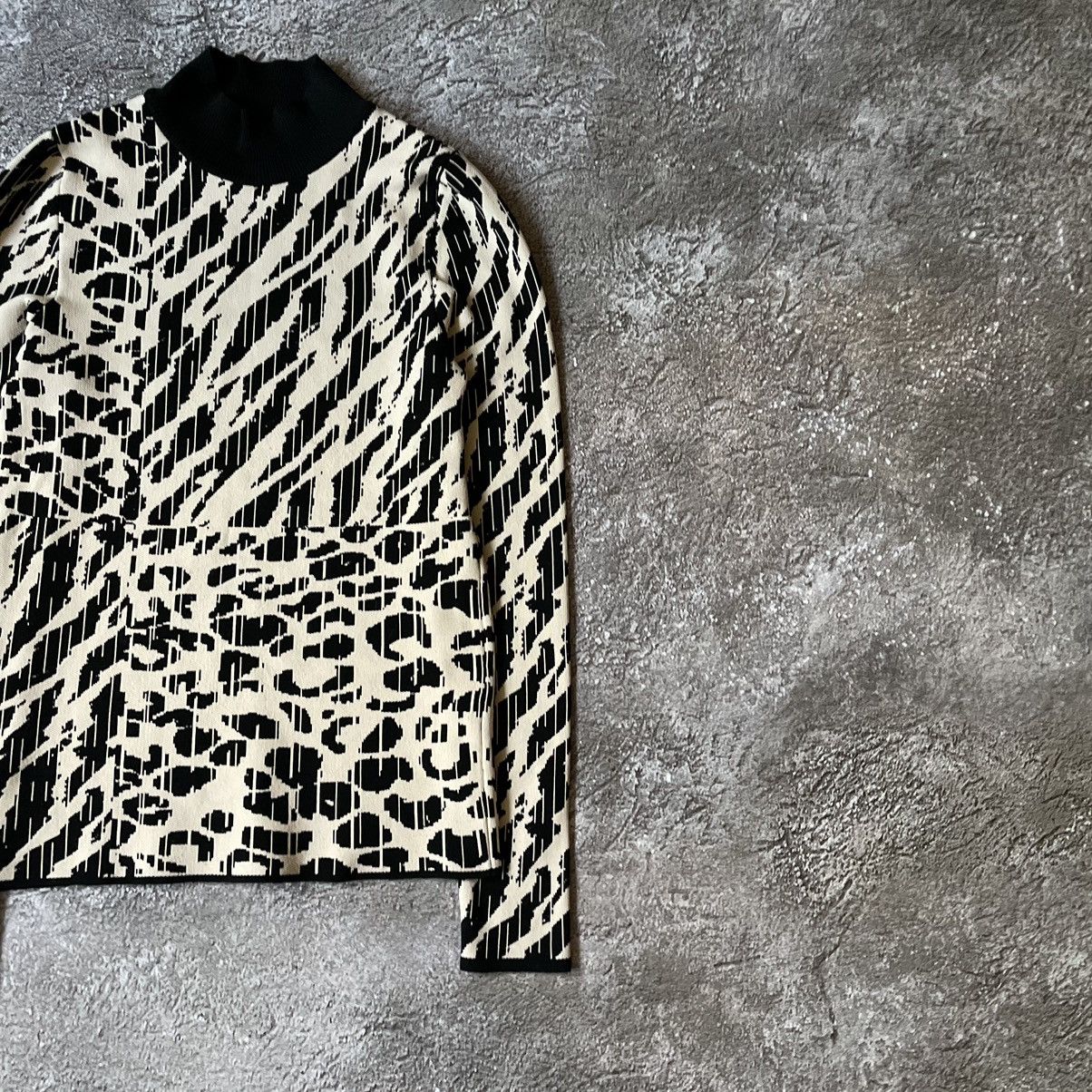 Vintage Vintage Y2K SWEATER 90s ABSTRACT MOHAIR Knitted M Size M / US 6-8 / IT 42-44 - 2 Thumbnail