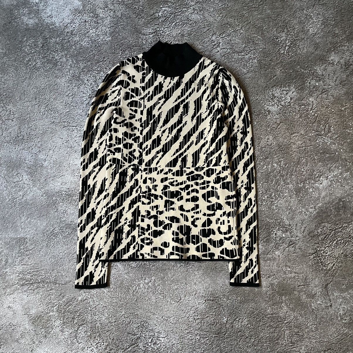 Vintage Vintage Y2K SWEATER 90s ABSTRACT MOHAIR Knitted M Size M / US 6-8 / IT 42-44 - 3 Thumbnail