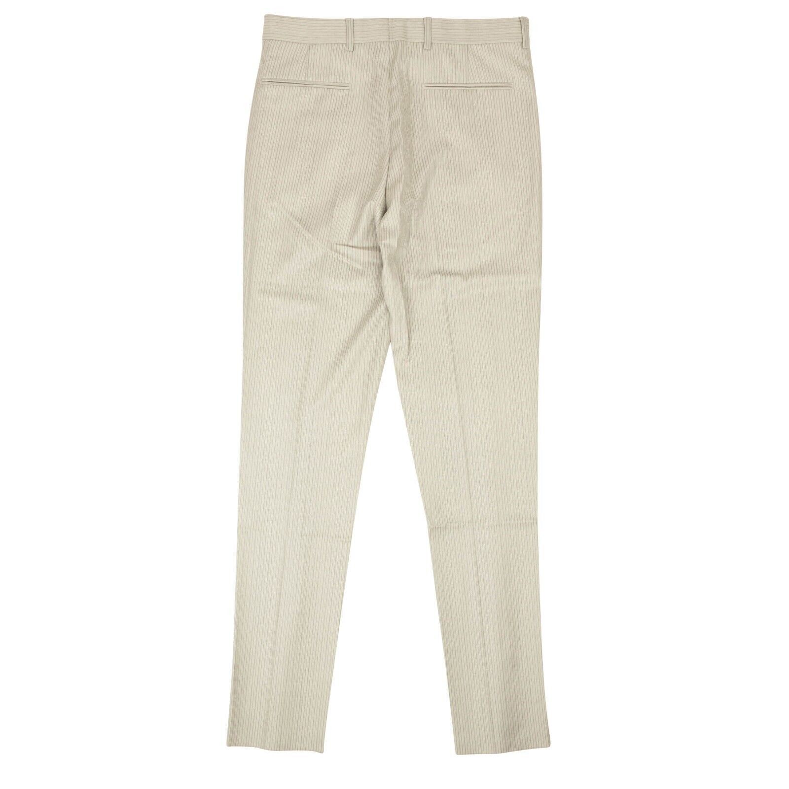 discount selling price Beige Stripe Detail Dress Pants Size 46