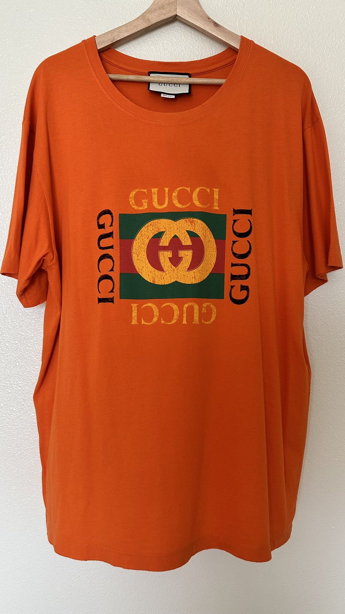 Gucci orange tee clearance