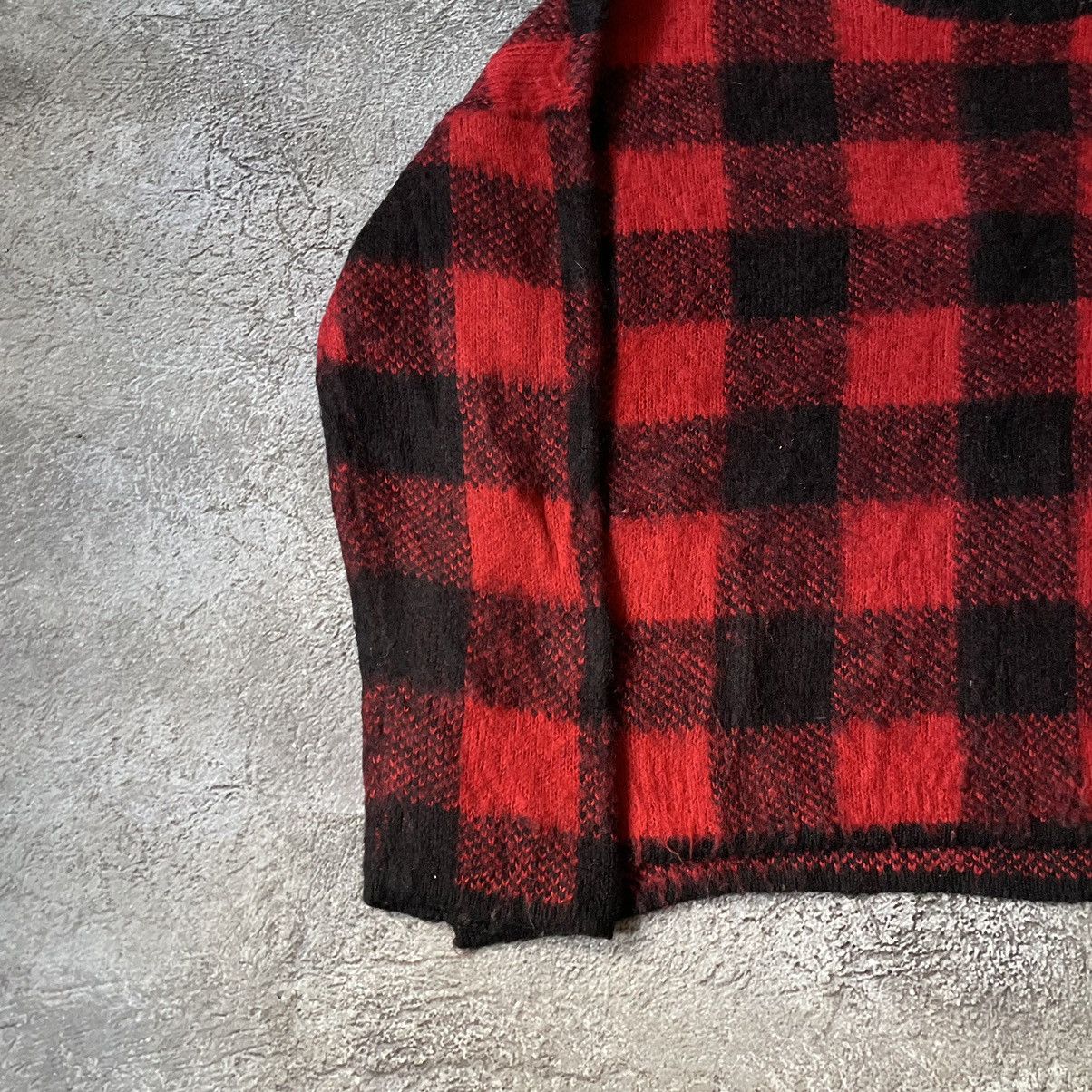 If Six Was Nine Vintage Y2K ABSTRACT LUMBERJACK MOHAIR SWEATER Buymypiece Size US M / EU 48-50 / 2 - 4 Thumbnail