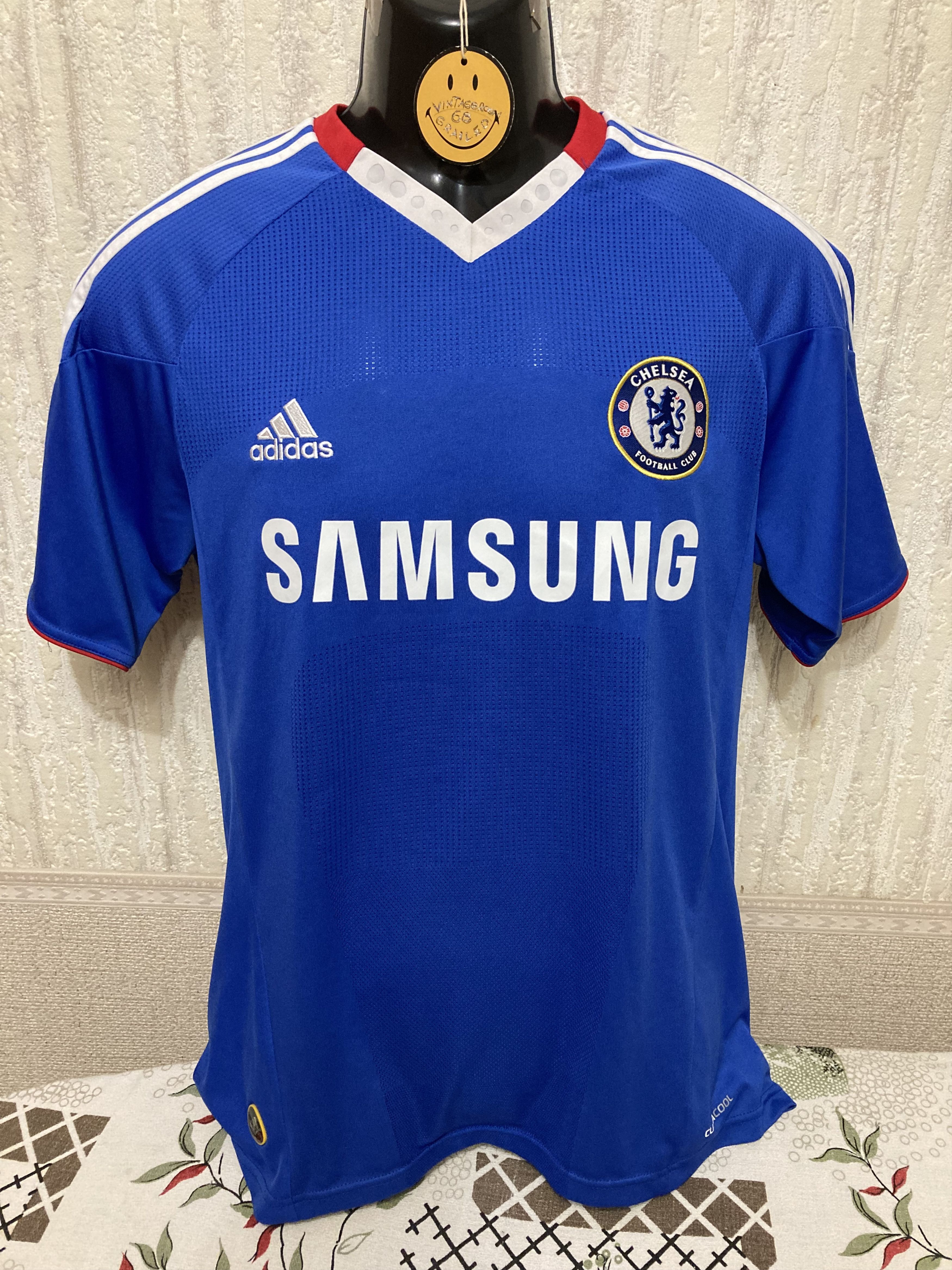 Adidas × Chelsea Soccer 2010 Adidas x Chelsea FC Soccer Home Jersey Anelka #39 Size US S / EU 44-46 / 1 - 1 Thumbnail