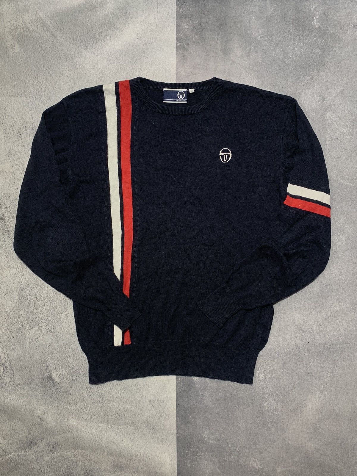 Sergio Tacchini × Vintage Vintage 90s Sergio Tacchini sweaters casual streetwear sizeS Size US S / EU 44-46 / 1 - 1 Thumbnail