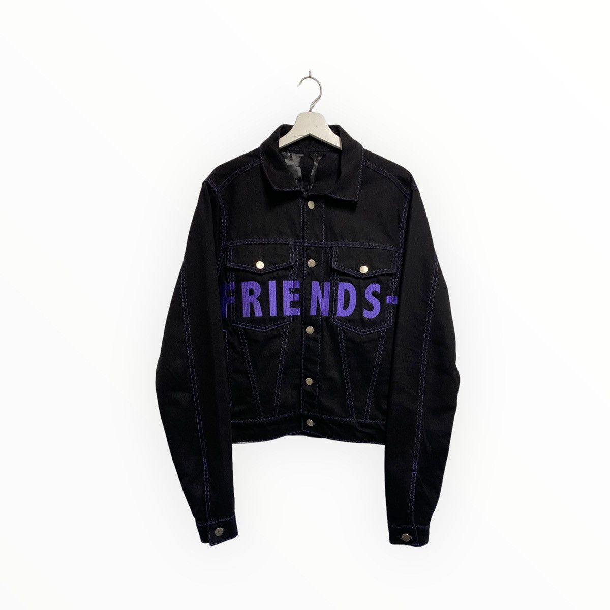 Vlone denim hot sale jacket purple