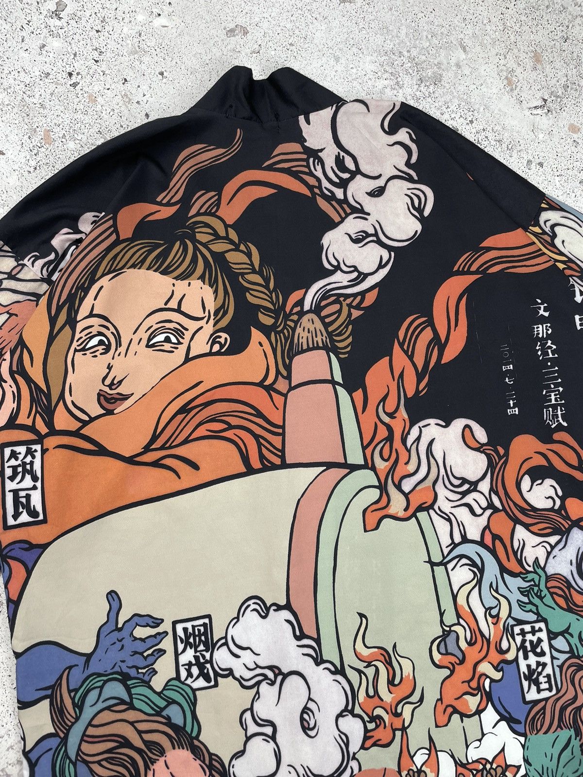 Japanese Brand × Vintage Japanese Brand Vintage Japanese Kimono Anime Style Size US L / EU 52-54 / 3 - 8 Thumbnail