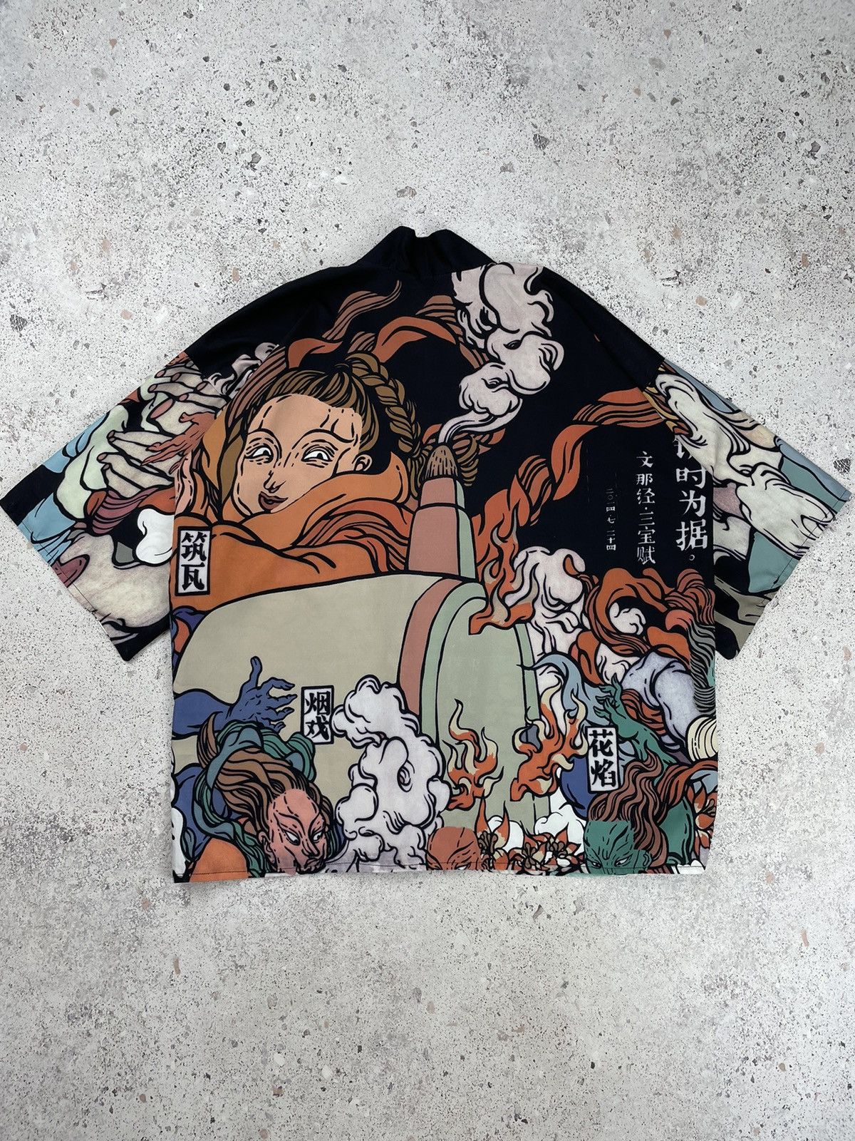 Japanese Brand × Vintage Japanese Brand Vintage Japanese Kimono Anime Style Size US L / EU 52-54 / 3 - 2 Thumbnail