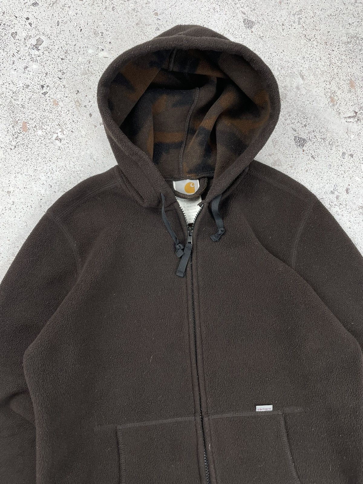 Carhartt Vintage Carhartt Zip Hoodie Fleece Camo Brown Unisex Size US M / EU 48-50 / 2 - 3 Thumbnail