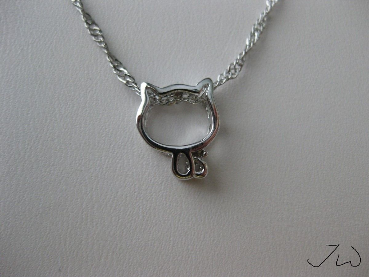 Jewelry Silver Cat Chain Necklace Size ONE SIZE - 3 Thumbnail