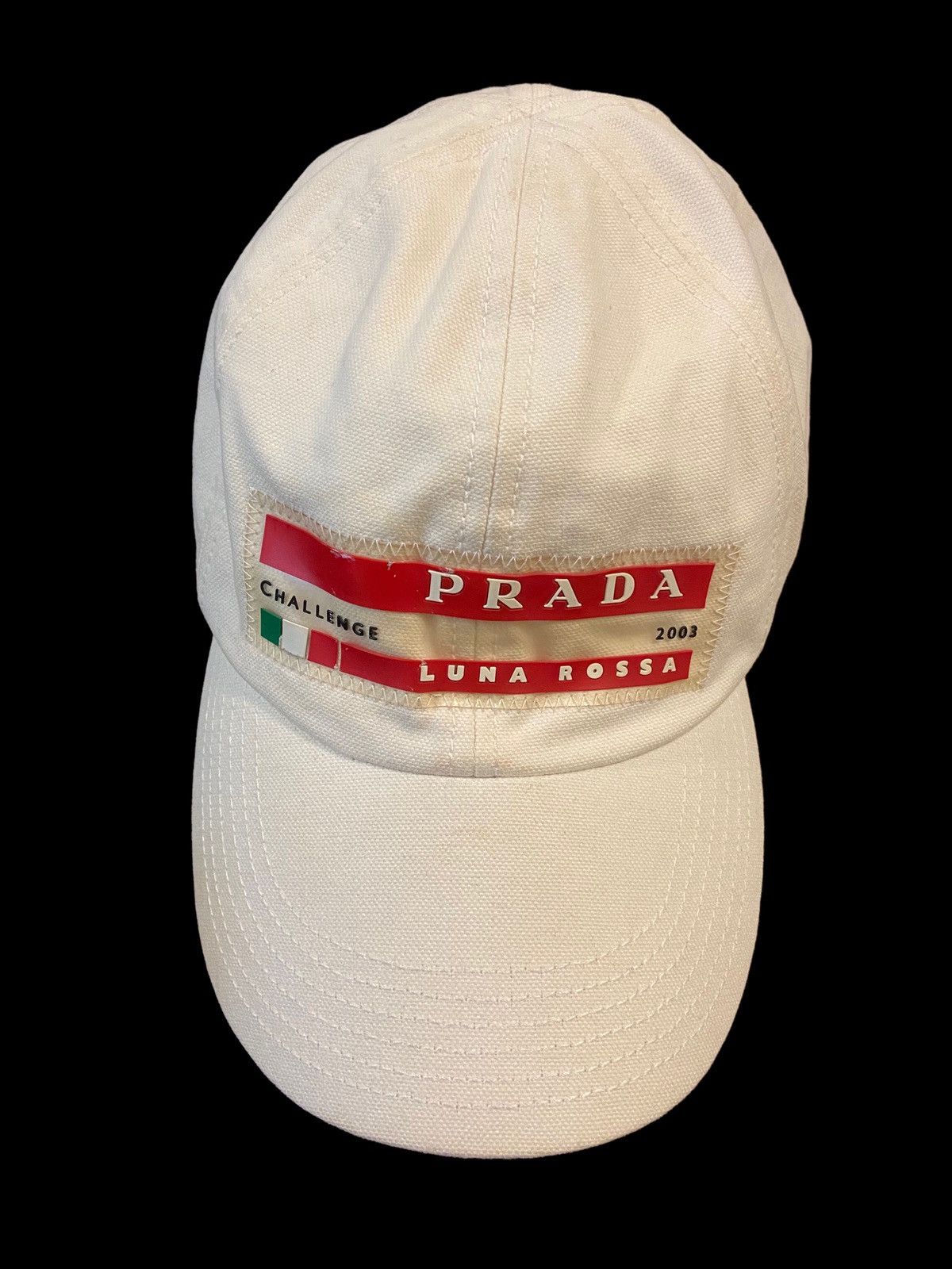 Prada ARCHIVE🔥OG 2003 Prada Luna Rossa Challenge Unisex Cap Size ONE SIZE - 2 Thumbnail
