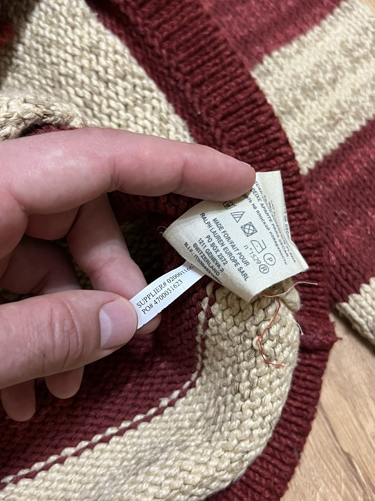 Ralph lauren denim and supply american flag cardigan hot sale