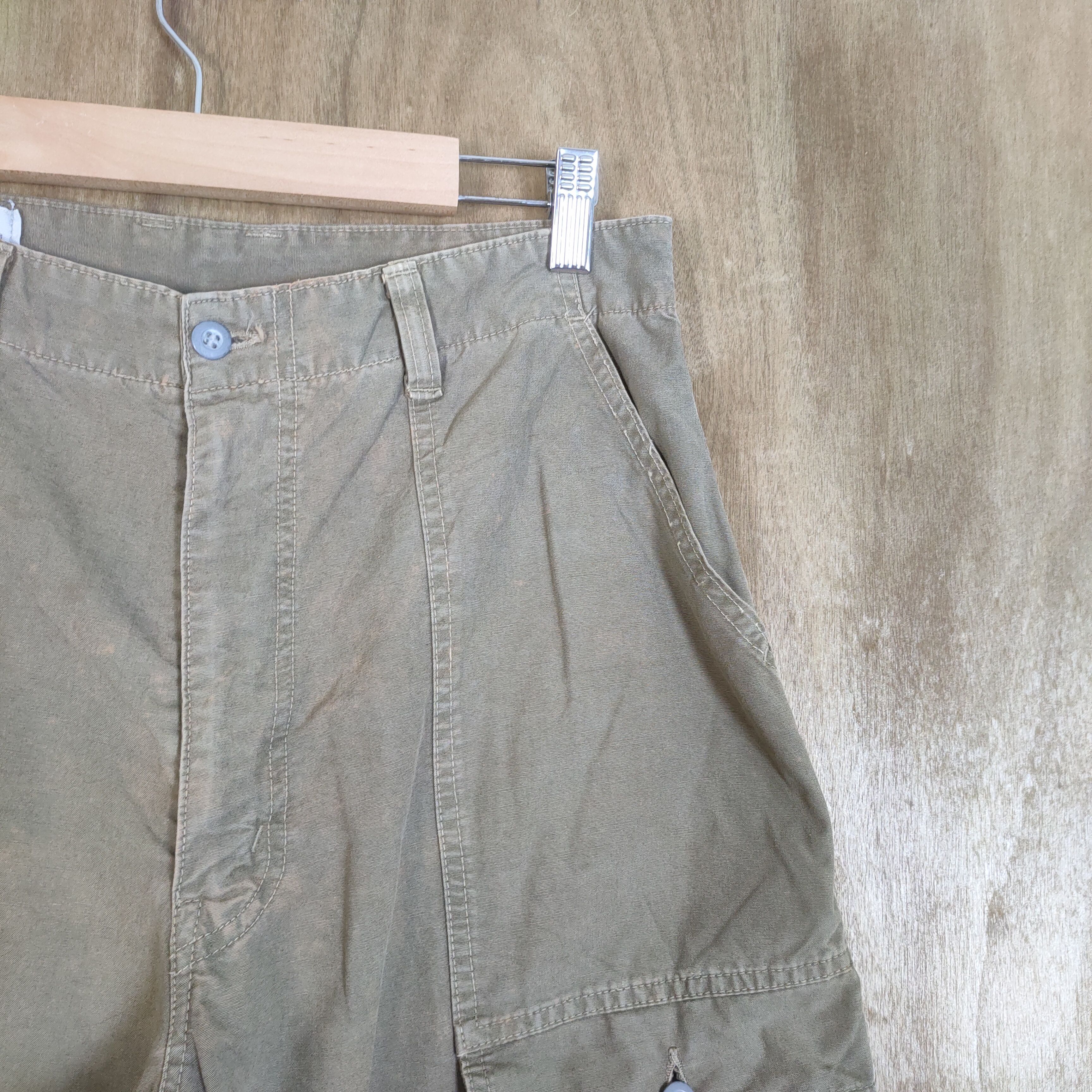 Japanese Brand VINTAGE WOLVO FADED CARGO PANTS Size US 30 / EU 46 - 8 Thumbnail