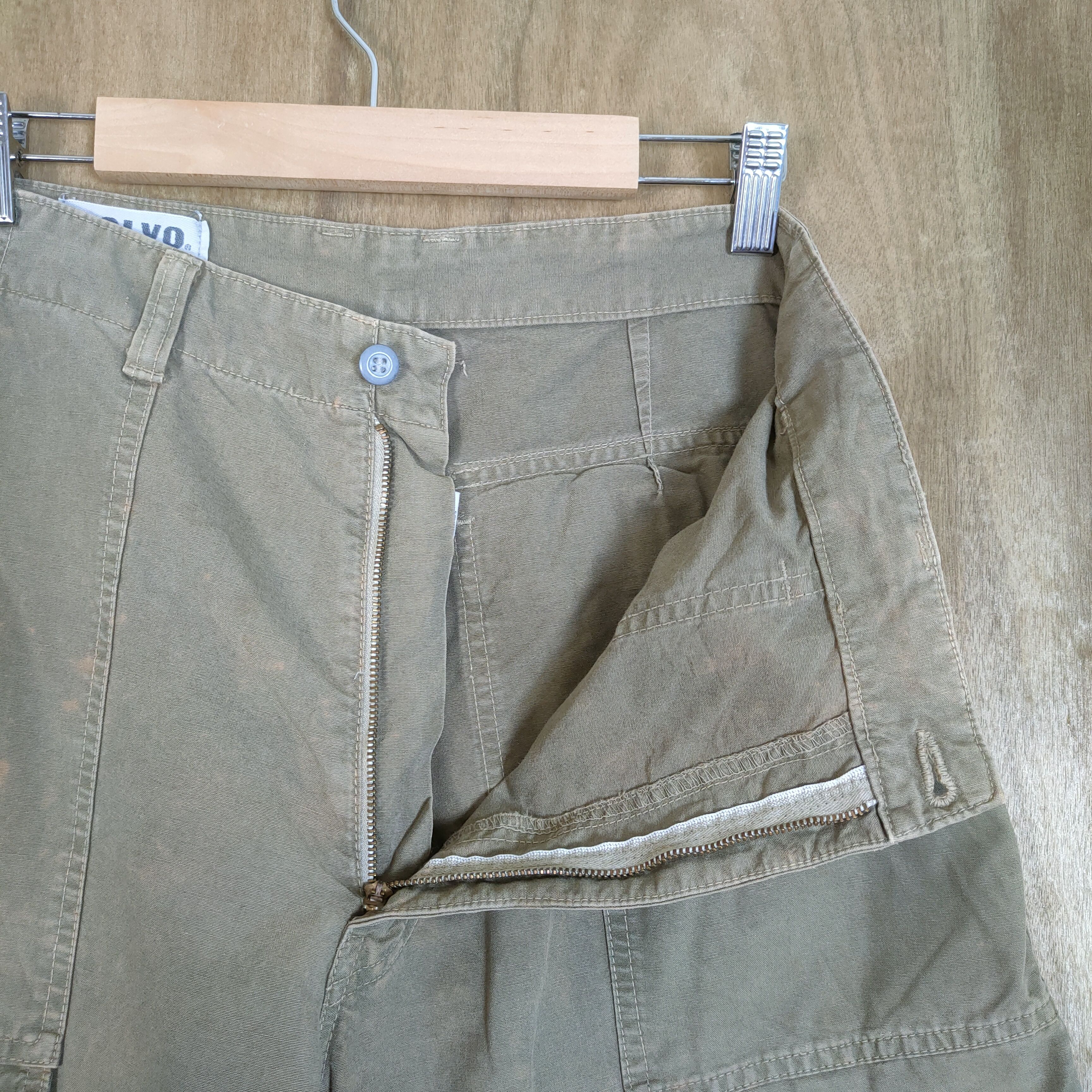 Japanese Brand VINTAGE WOLVO FADED CARGO PANTS Size US 30 / EU 46 - 3 Thumbnail