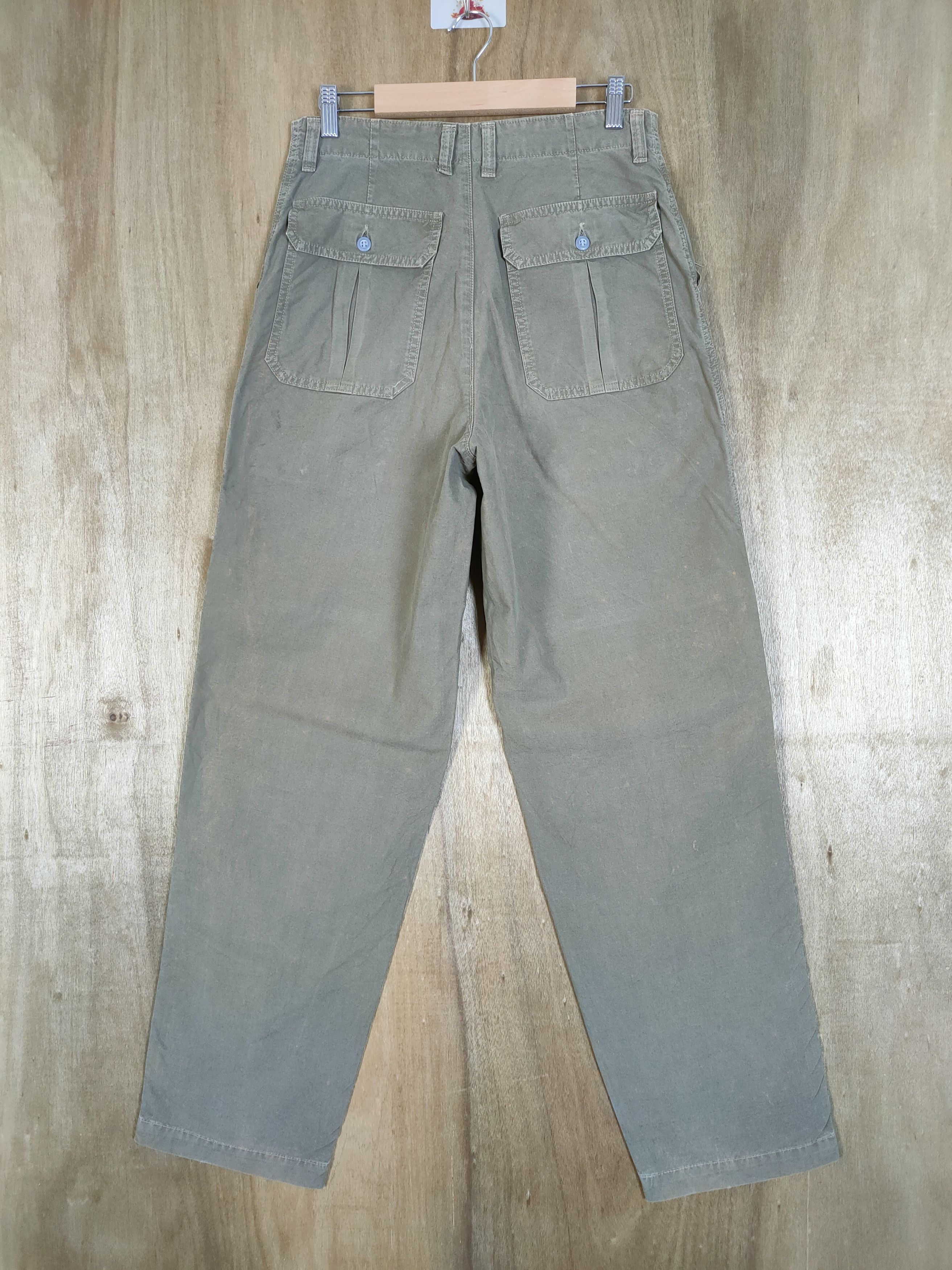 Japanese Brand VINTAGE WOLVO FADED CARGO PANTS Size US 30 / EU 46 - 2 Thumbnail