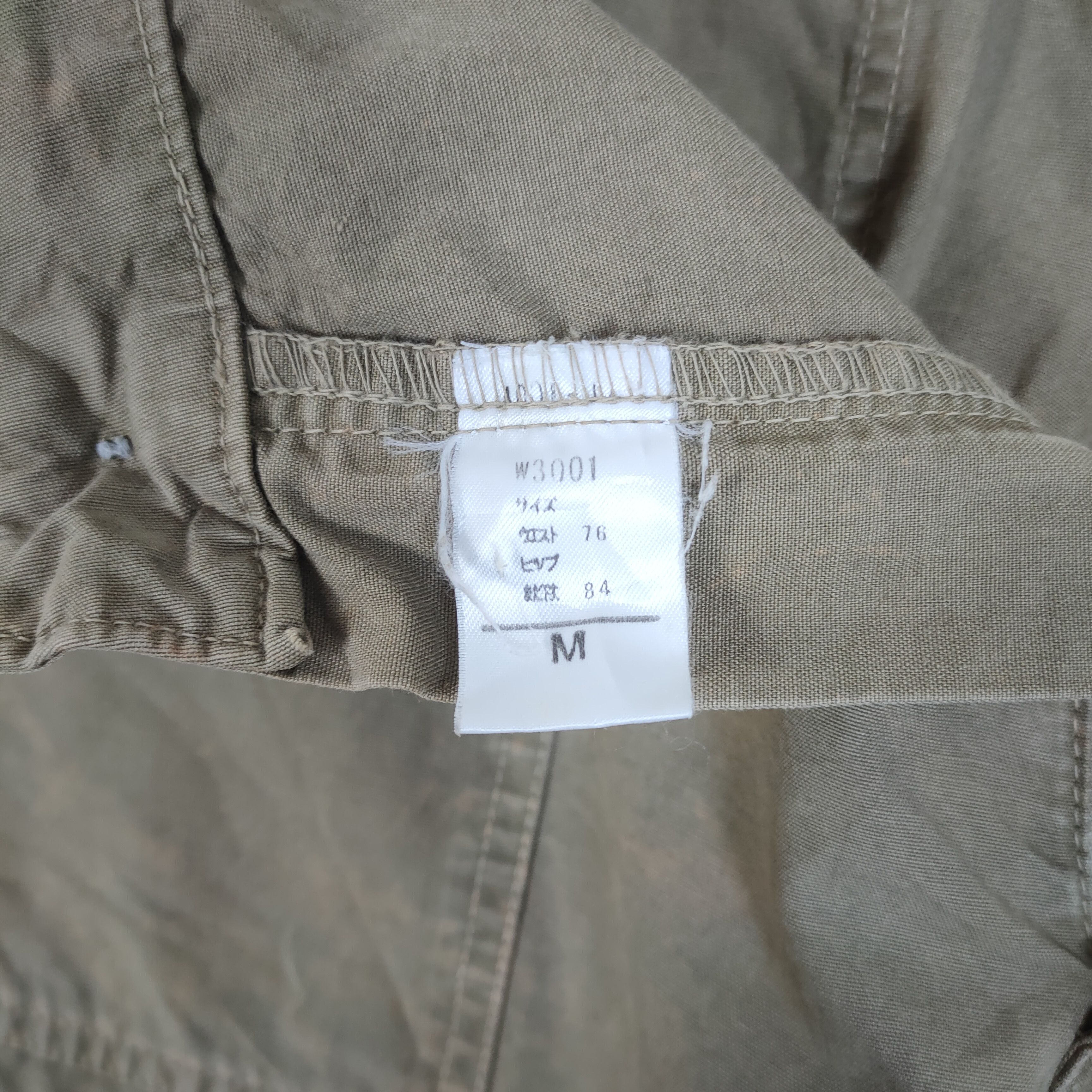 Japanese Brand VINTAGE WOLVO FADED CARGO PANTS Size US 30 / EU 46 - 5 Thumbnail