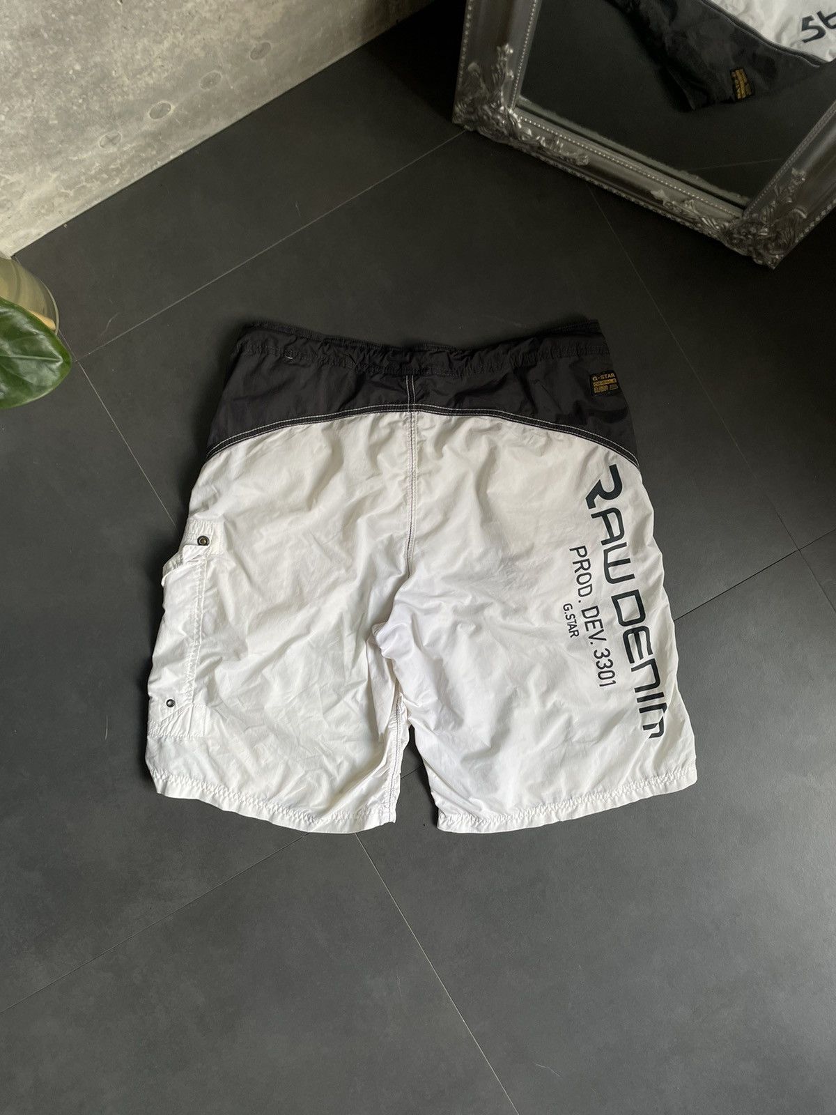 G-Star × Vintage Vintage Japan G Star Raw Bandage cargo Shorts Swimming Y2k Size US 32 / EU 48 - 8 Thumbnail