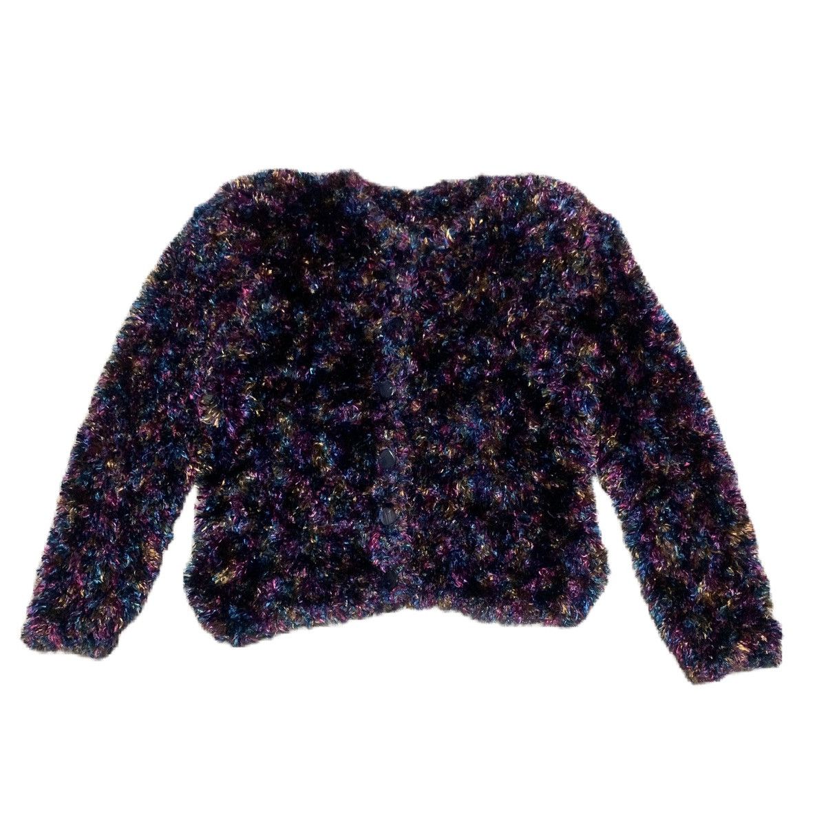 Vintage Japanese Brand Fur Multicolor Jacket