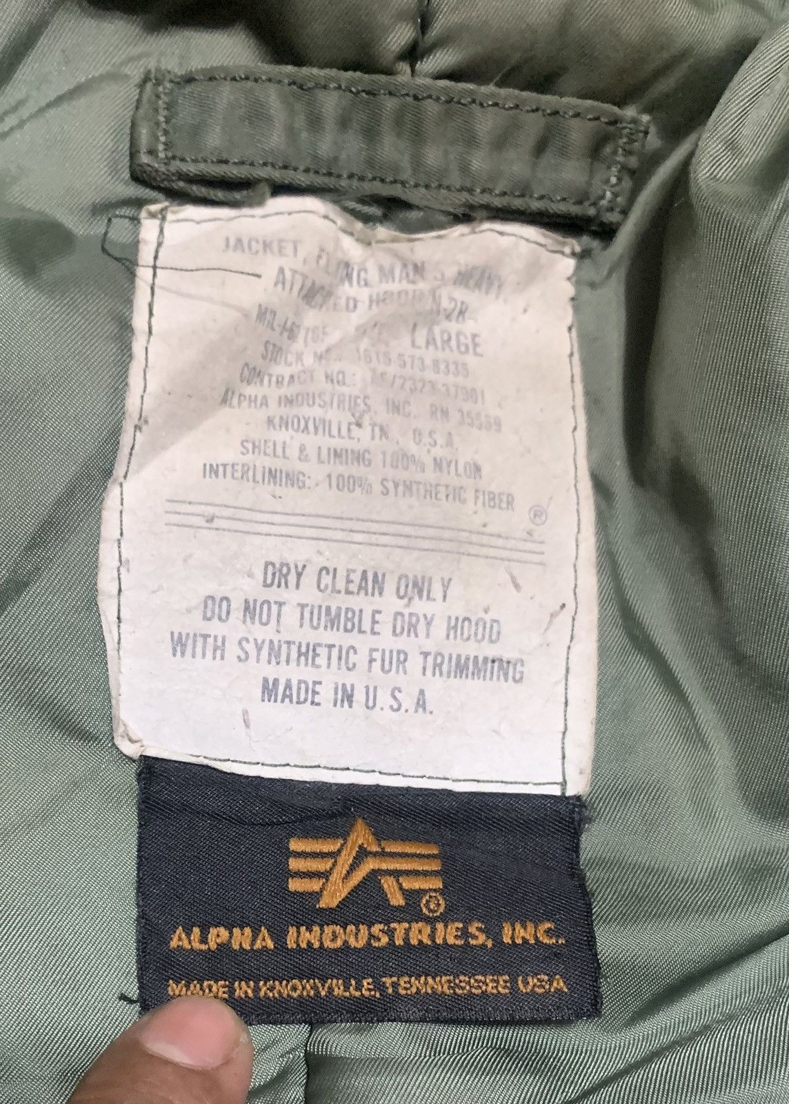 Alpha Industries Vintage Trashed Nb-2 Alpha Industries Bomber Jacket Size US L / EU 52-54 / 3 - 12 Thumbnail