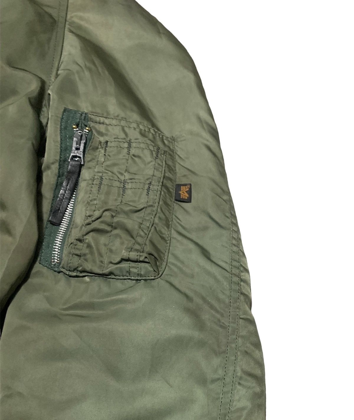 Alpha Industries Vintage Trashed Nb-2 Alpha Industries Bomber Jacket Size US L / EU 52-54 / 3 - 5 Thumbnail