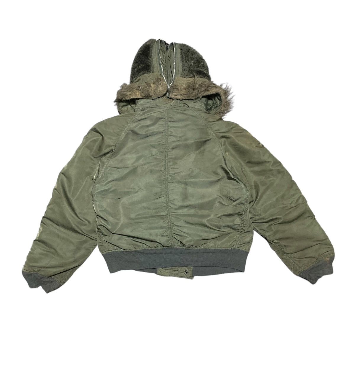 Alpha Industries Vintage Trashed Nb-2 Alpha Industries Bomber Jacket Size US L / EU 52-54 / 3 - 3 Thumbnail