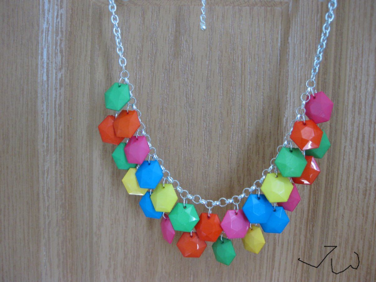 Jewelry Mix Color Beads Statement Chain Necklace Size ONE SIZE - 3 Thumbnail