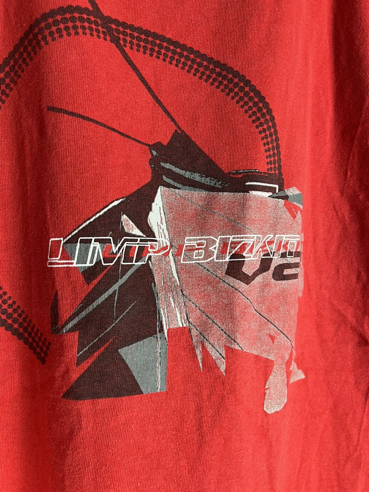 Band Tees Vintage 2002 Limp Bizkit Red Tee Size US L / EU 52-54 / 3 - 3 Thumbnail