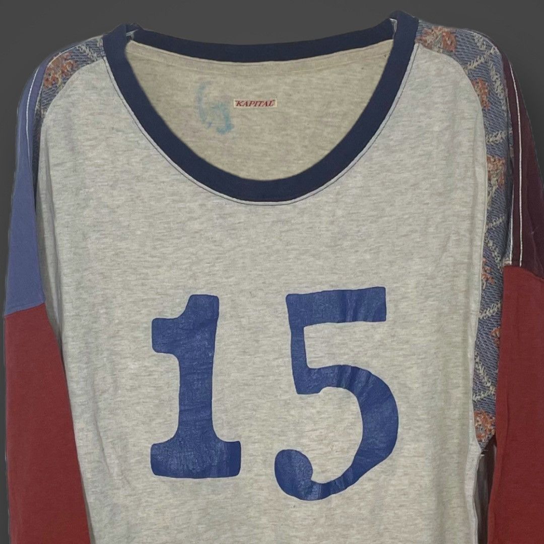 Kapital Patchwork - Navajo - Raglan Tee / Shirt Size US L / EU 52-54 / 3 - 2 Thumbnail