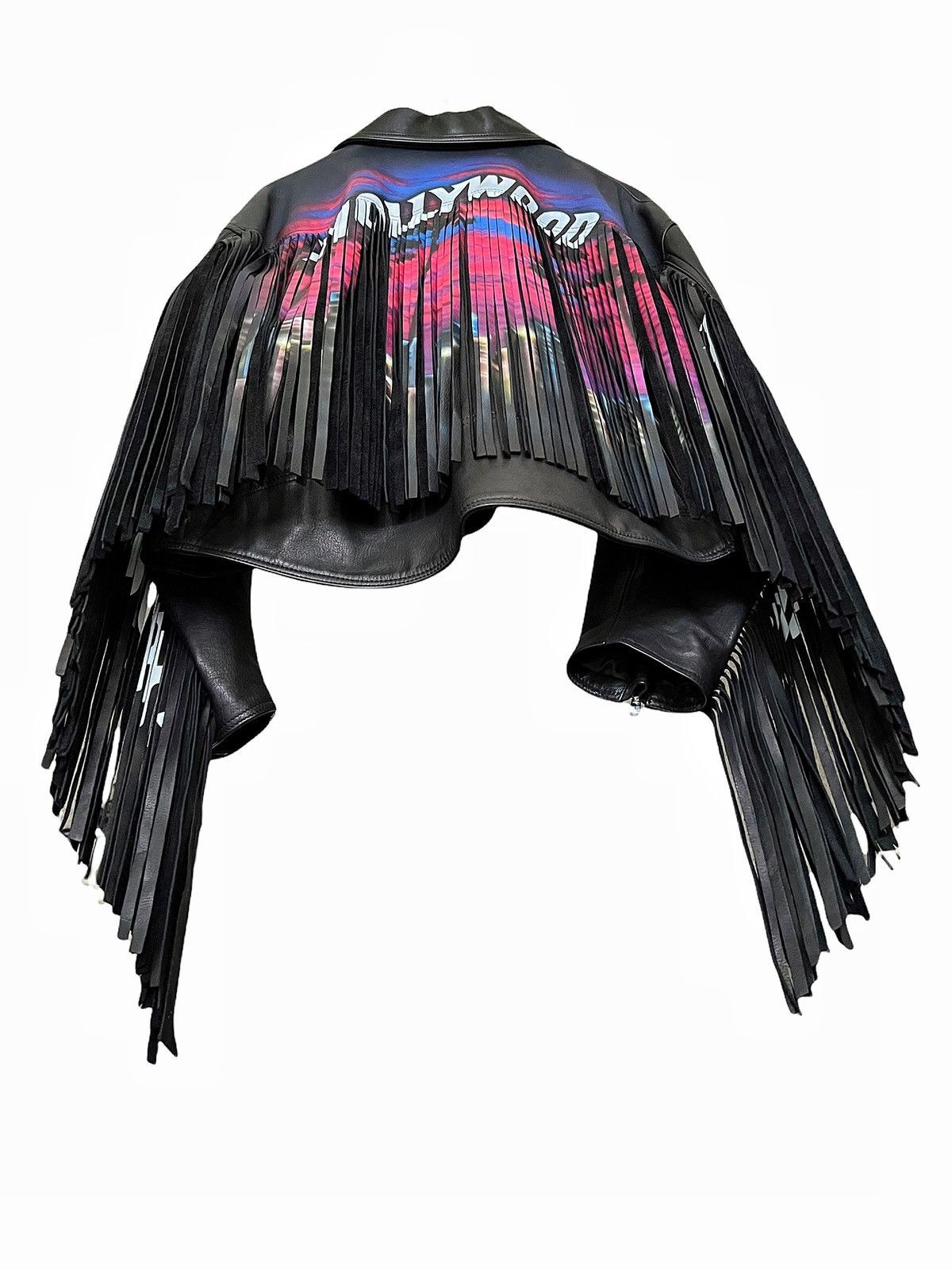 Doublet 1 of 3 Airbrushed Oversized Leather Rider Jacket Size US L / EU 52-54 / 3 - 6 Thumbnail