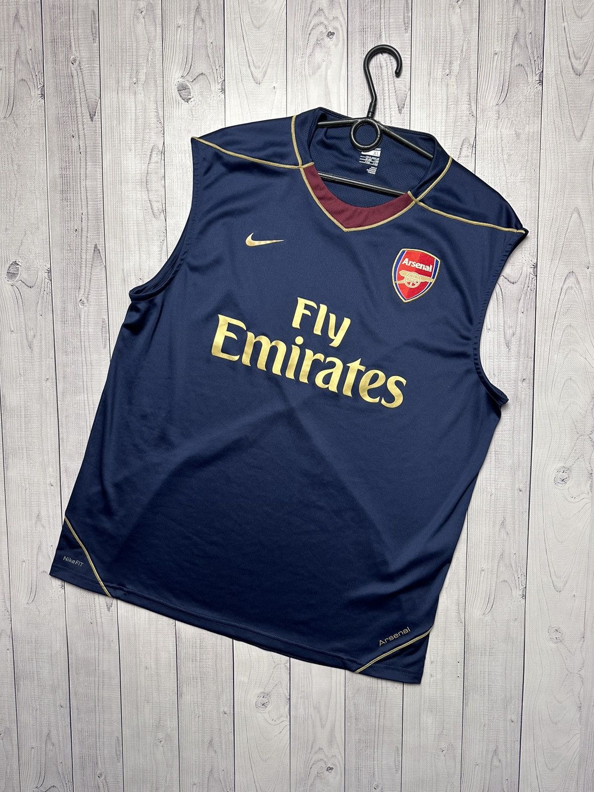 Nike × Vintage Vintage Nike Arsenal soccer tee jersey size XL Size US XL / EU 56 / 4 - 1 Thumbnail
