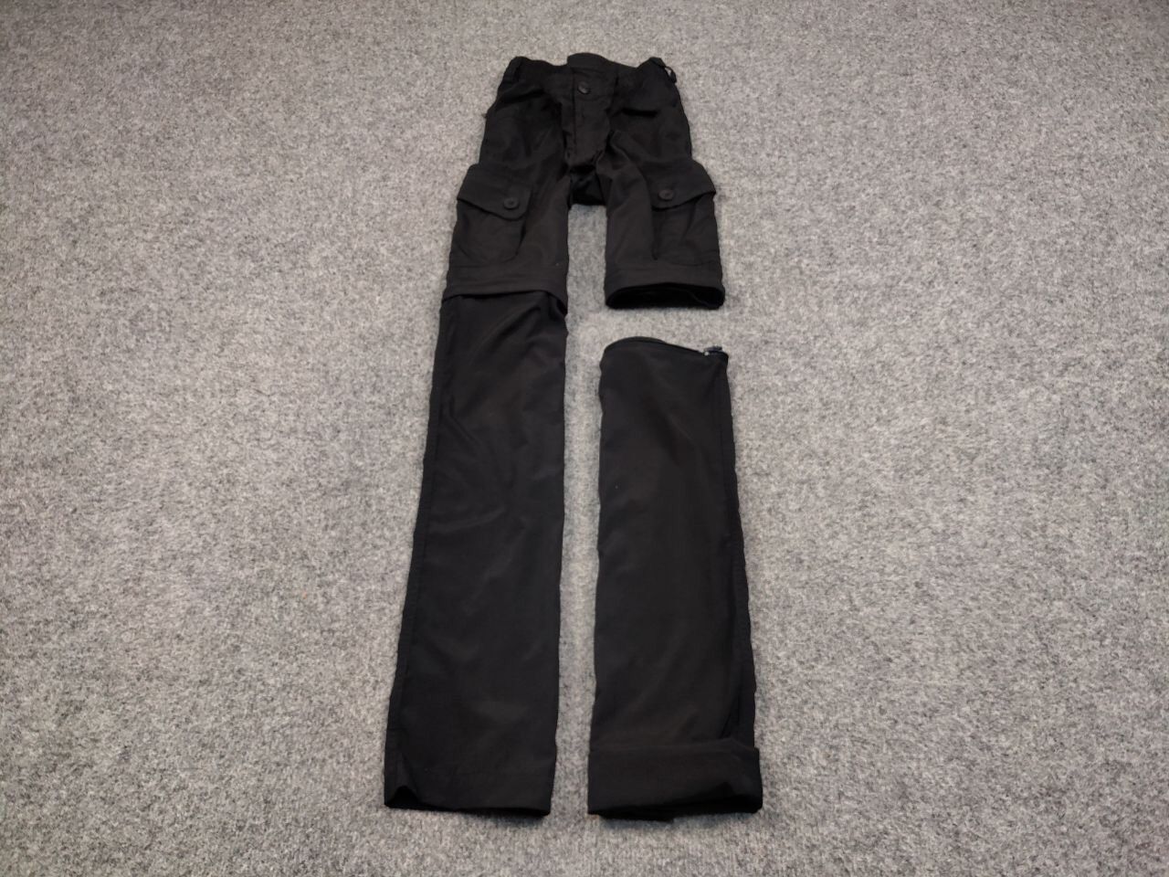 The North Face Vintage 90's The North Face Cargo Black Track Pants x Shorts Size US 32 / EU 48 - 2 Thumbnail