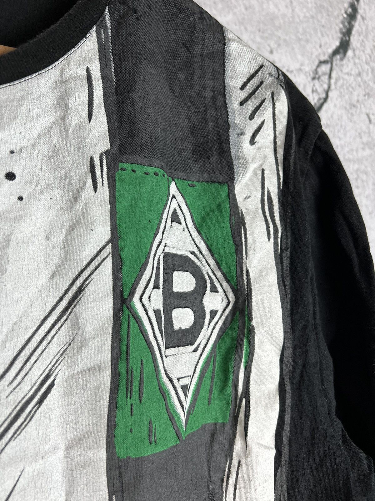 Vintage Vintage Borussia Mönchengladbach Football Soccer T-Shirt Size US XL / EU 56 / 4 - 3 Thumbnail