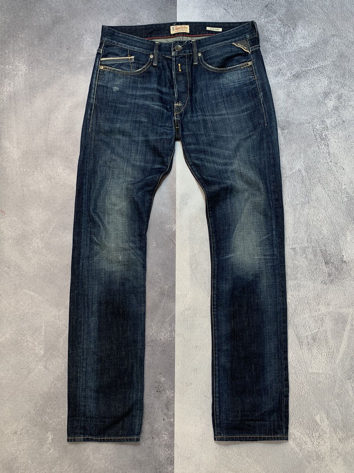 Replay × Vintage Vintage Y2K Replay jeans streetwear faded style size 32x34 Size US 32 / EU 48 - 4 Thumbnail