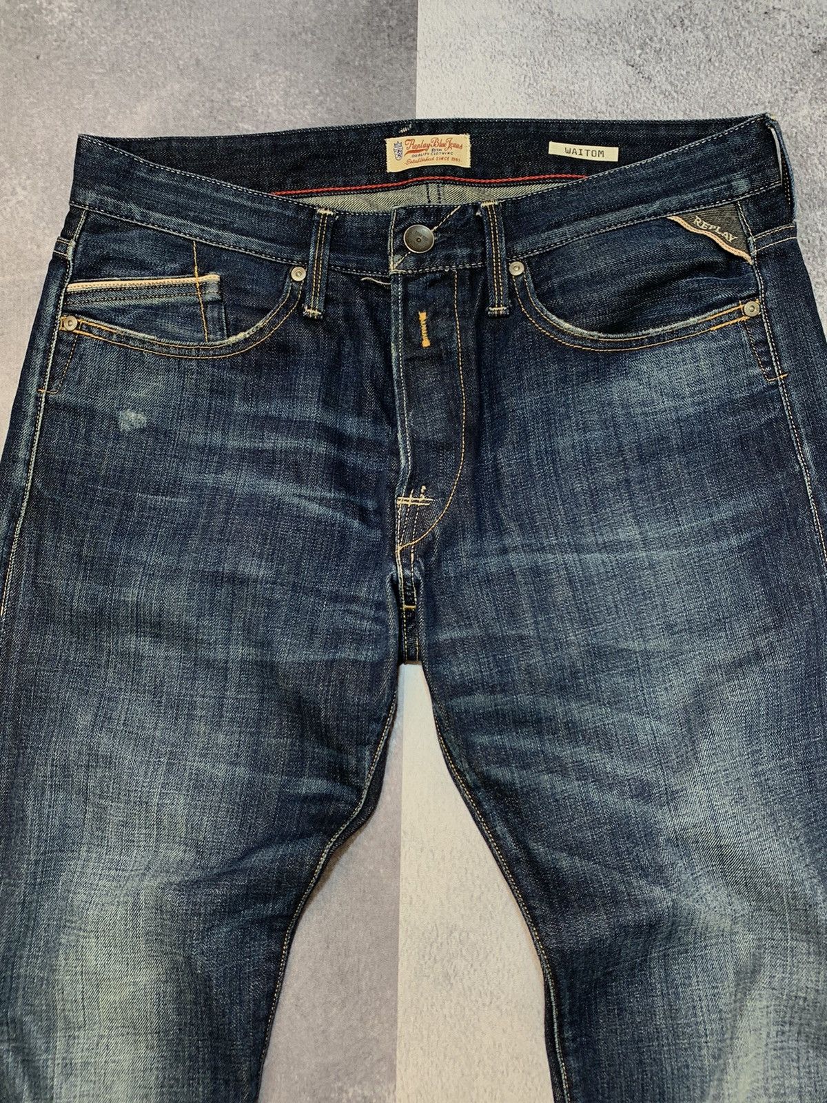 Replay × Vintage Vintage Y2K Replay jeans streetwear faded style size 32x34 Size US 32 / EU 48 - 5 Thumbnail
