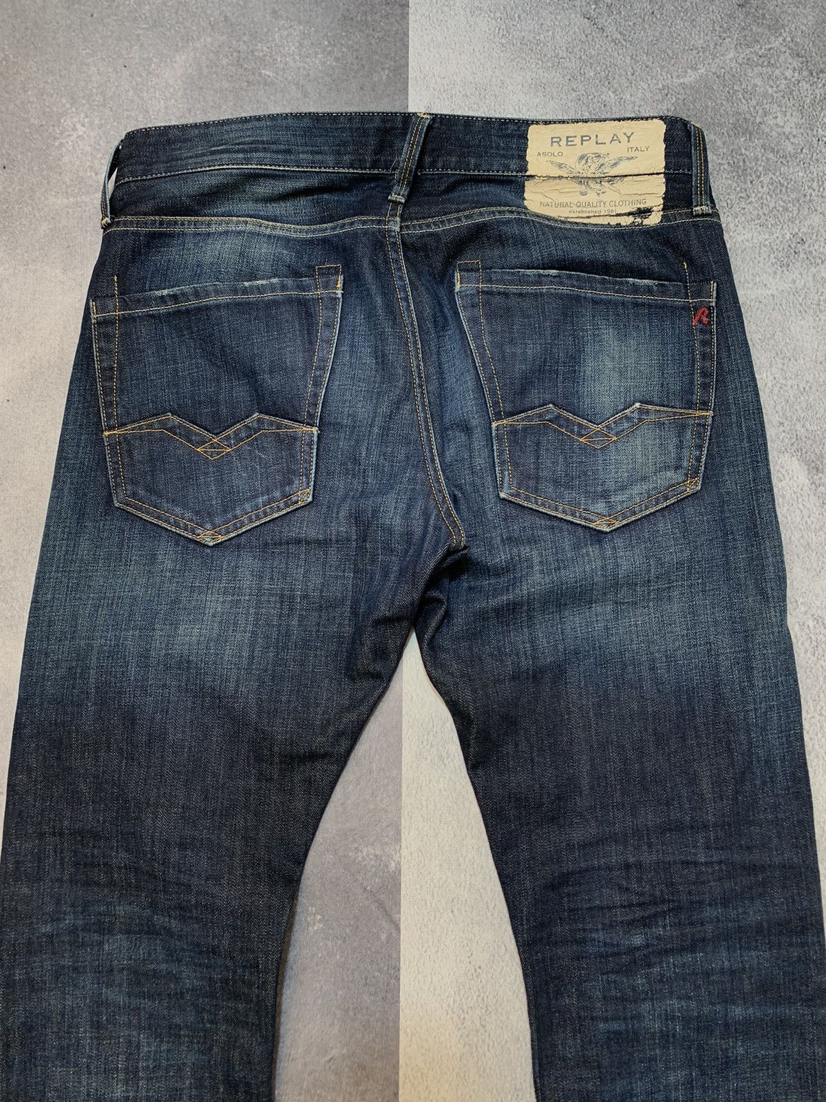 Replay × Vintage Vintage Y2K Replay jeans streetwear faded style size 32x34 Size US 32 / EU 48 - 2 Thumbnail