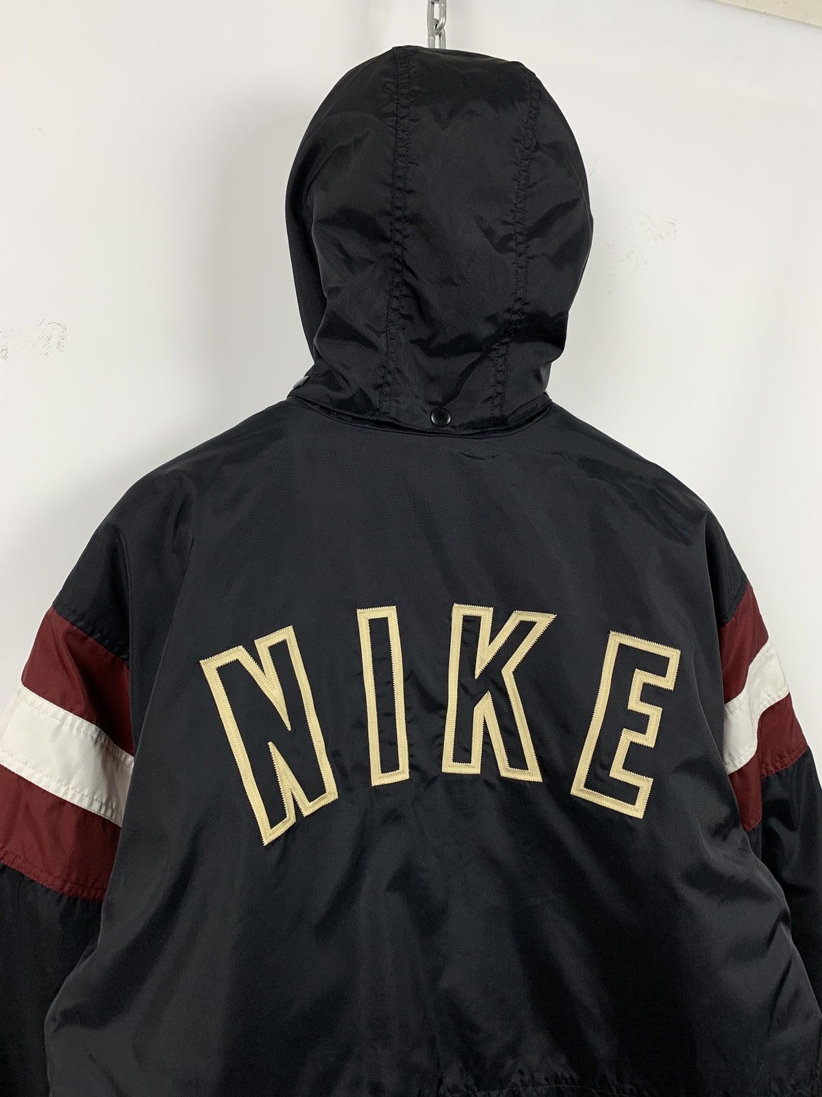Nike 90s Vintage Nike Big Logo Embroidered Coat Jacket Size US M / EU 48-50 / 2 - 9 Thumbnail